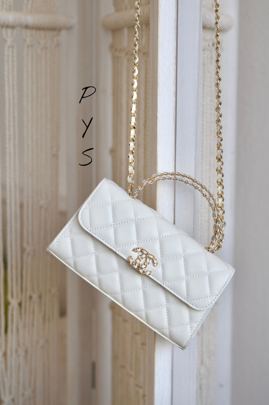 23P Top Handle Mini Flap Bag