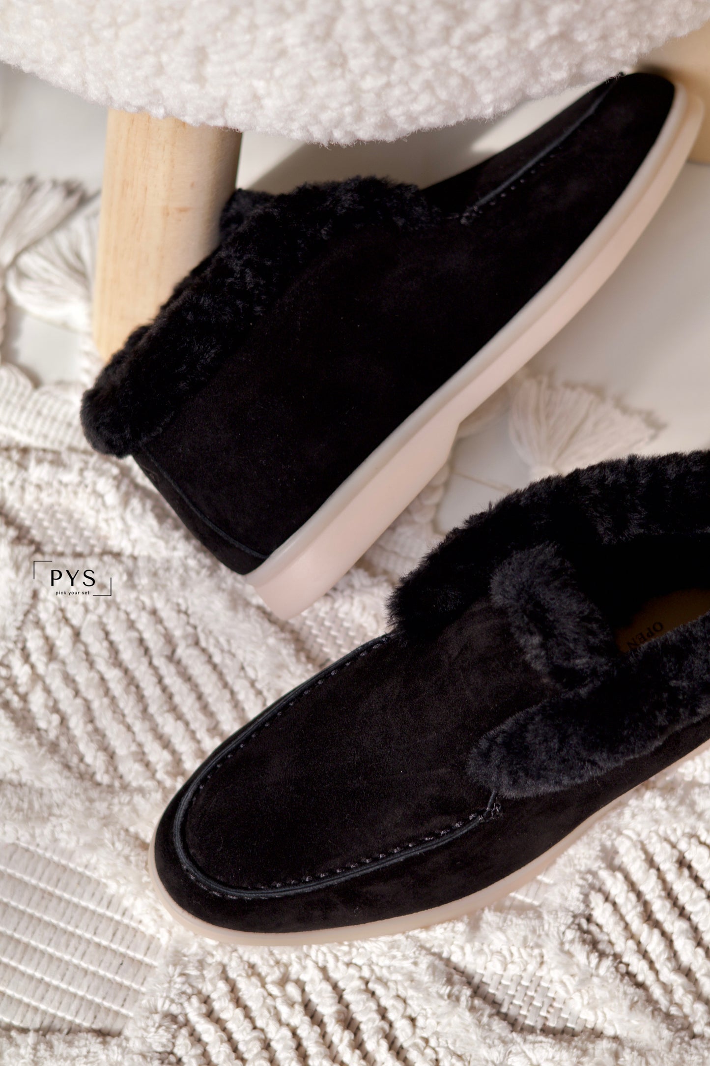 Open Walk Ankle Boot fur