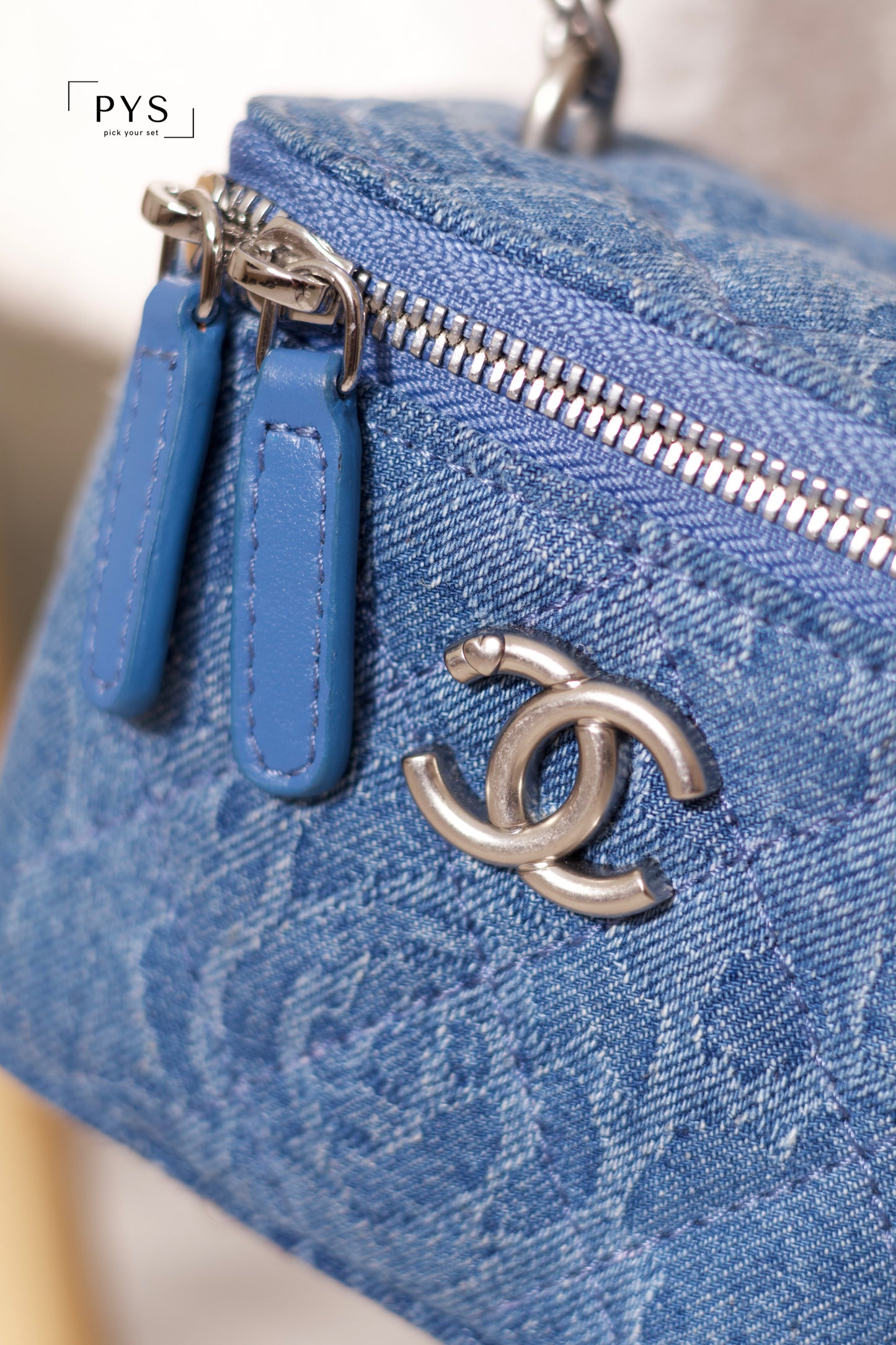 Sweet Heart Mini Denim Vanity