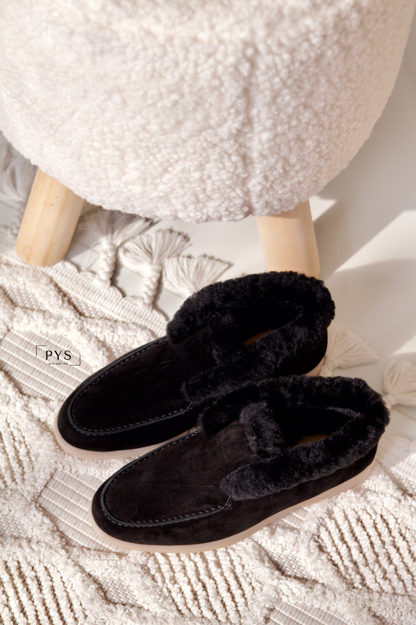 Open Walk Ankle Boot fur