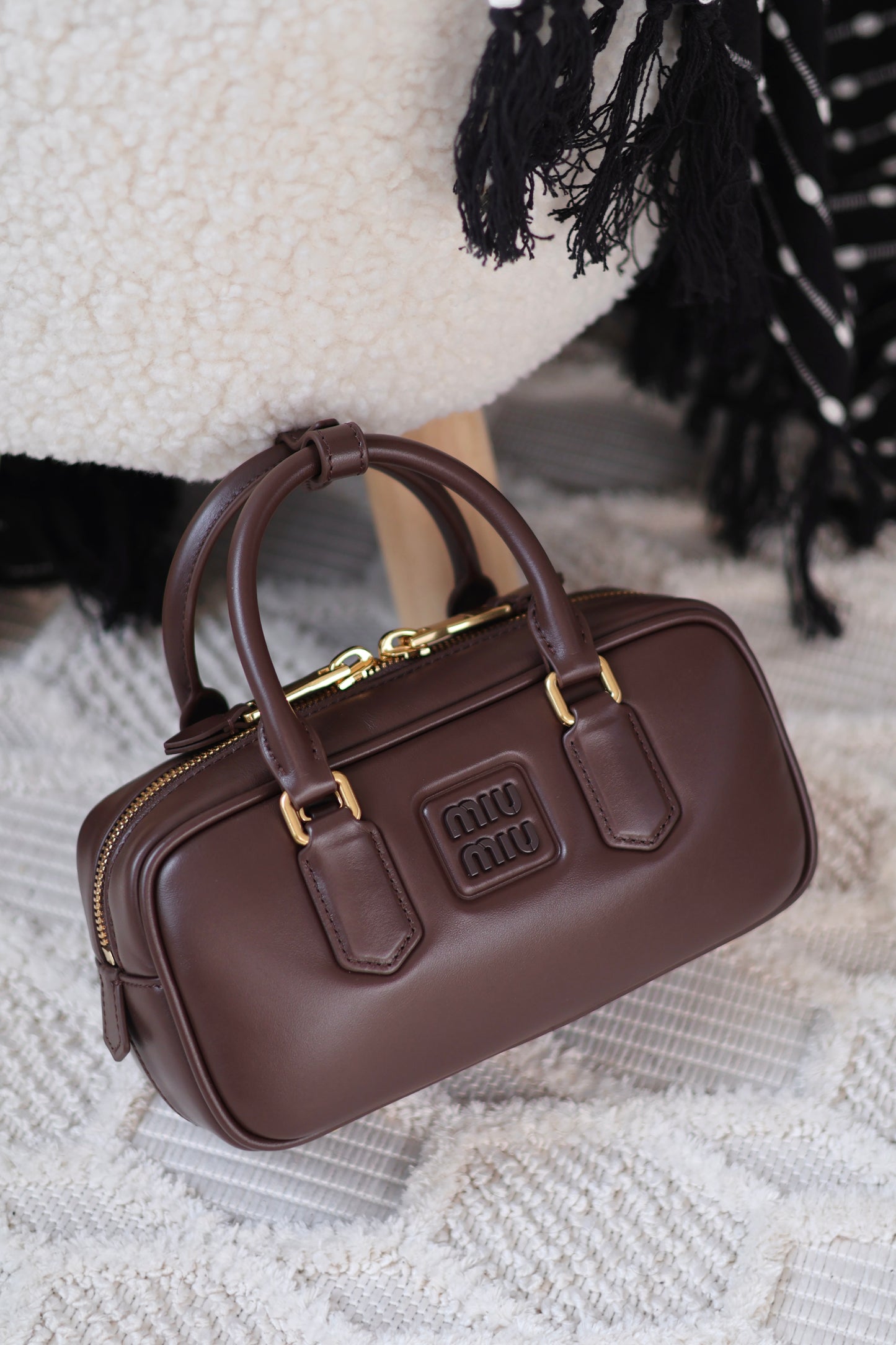 Arcadie leather bag