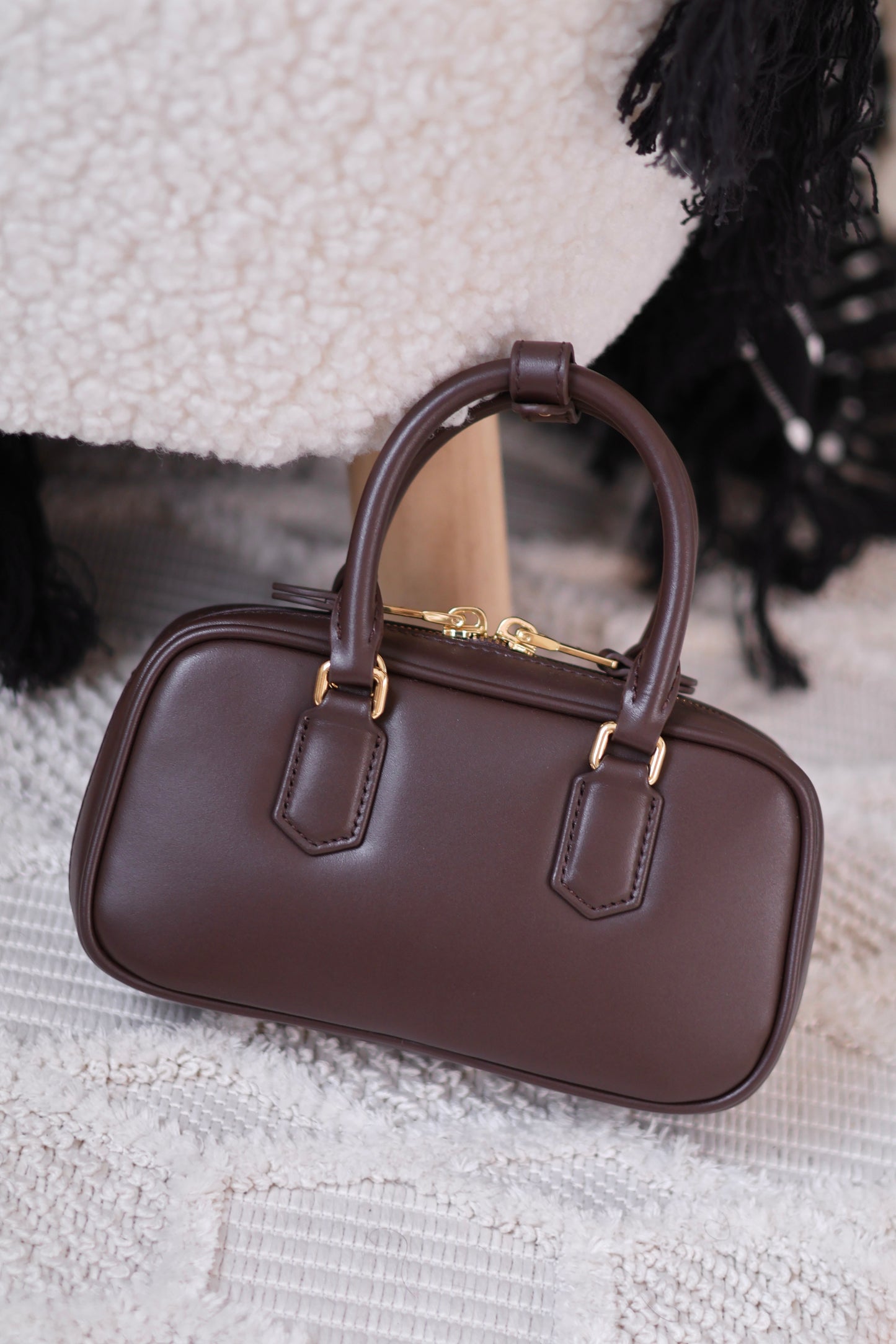 Arcadie leather bag