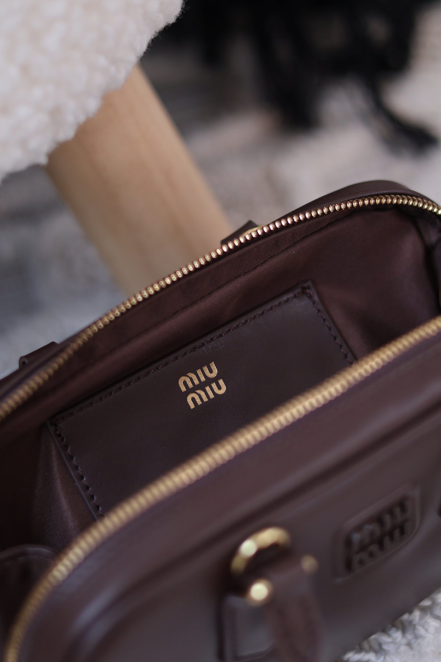 Arcadie leather bag