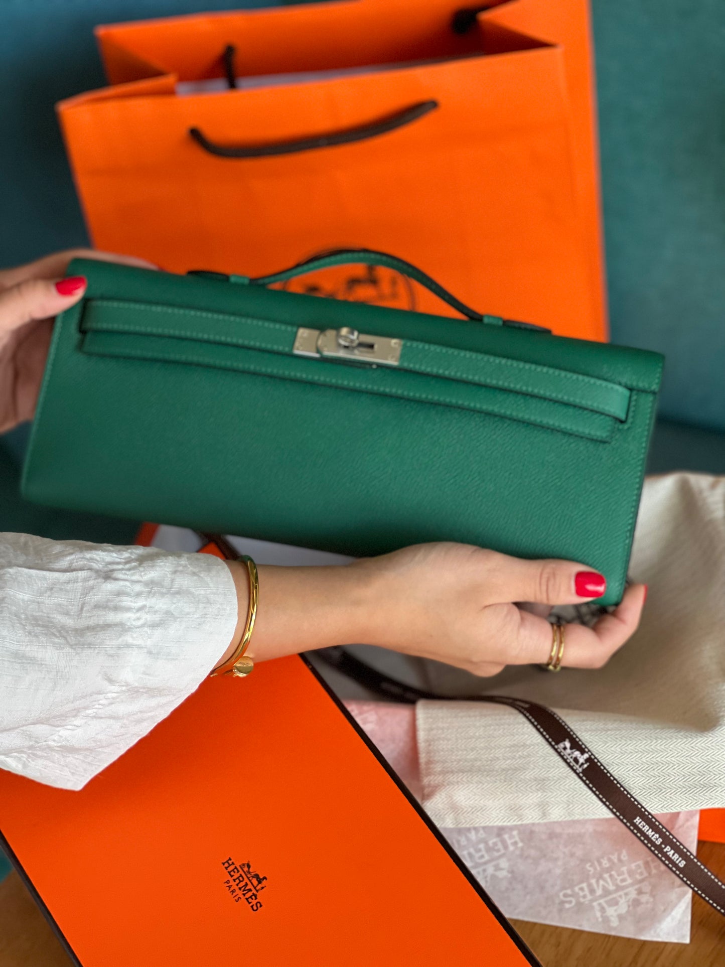 Kelly Cut Clutch Epsom