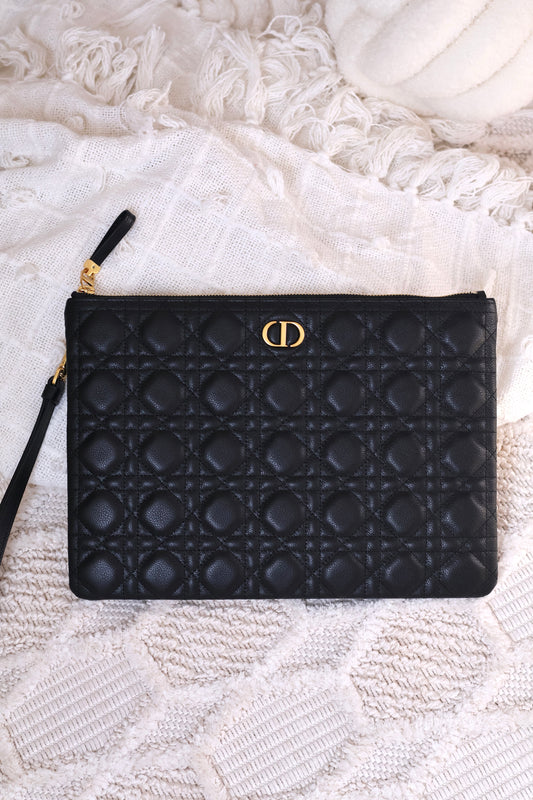 Large Dior Caro Daily Pouch