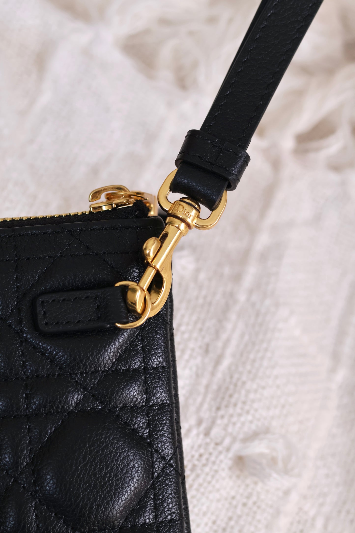 Large Dior Caro Daily Pouch