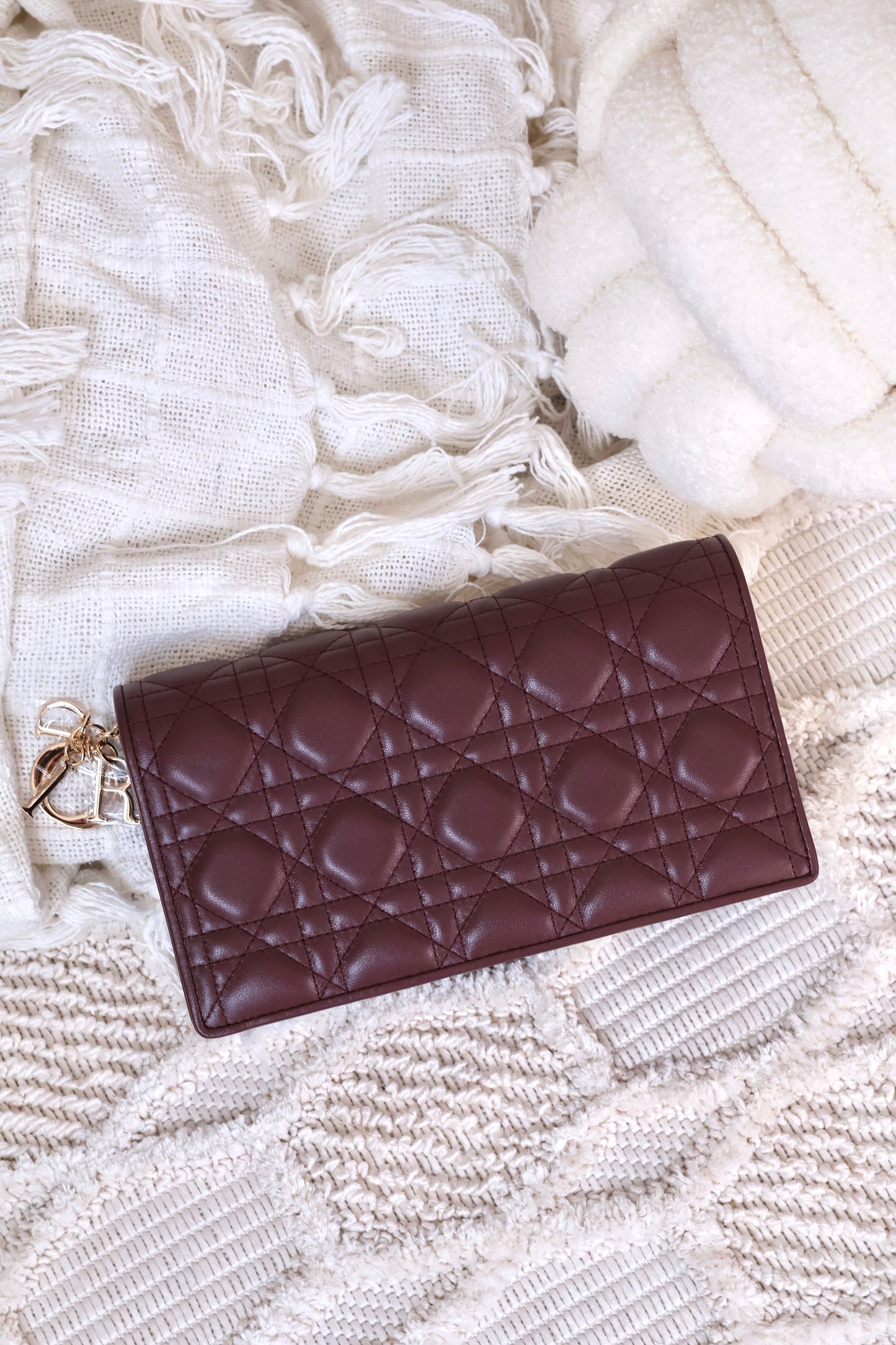 Lady Dior Pouch with Chain