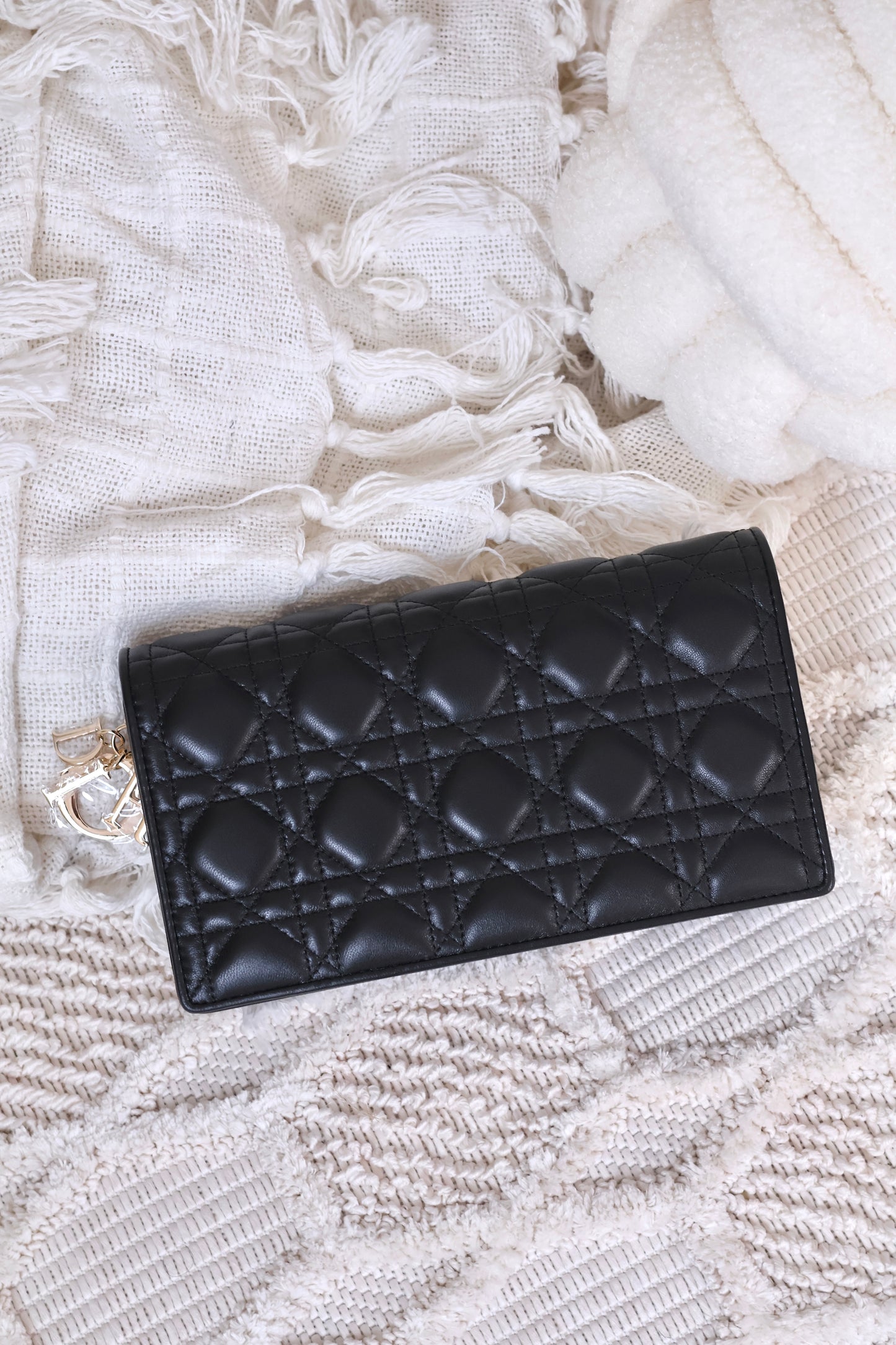 Lady Dior Pouch with Chain