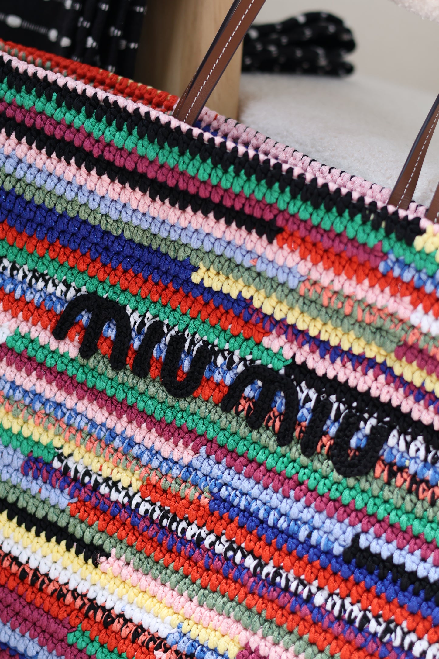 Crochet tote bag