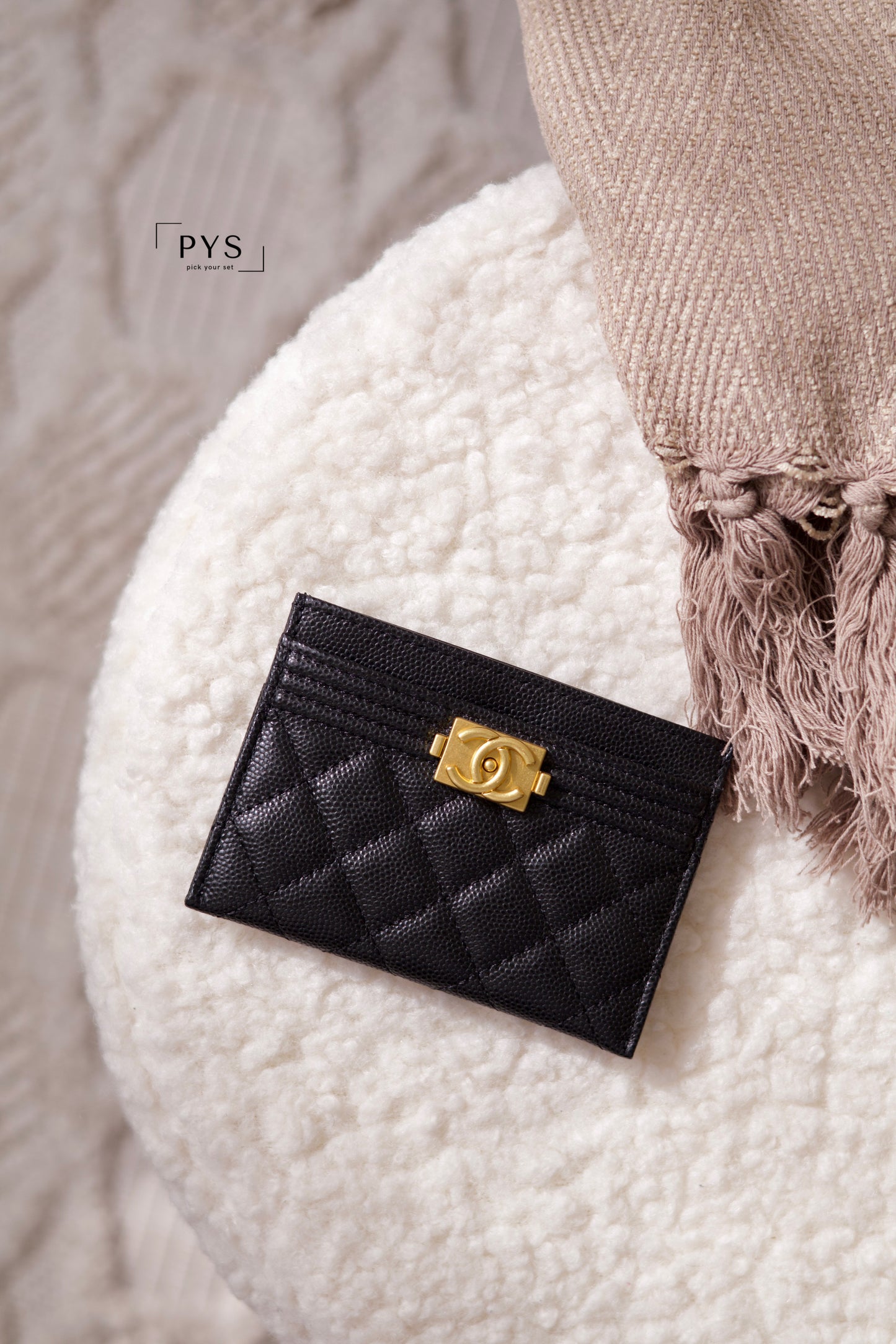 Chanel Boy Card Holder