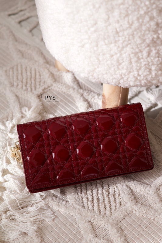 Lady Dior Pouch with Chain