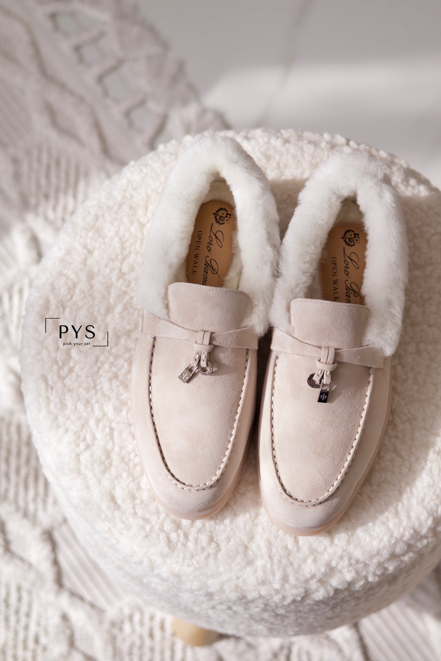 Summer Charms Walk Loafers Fur