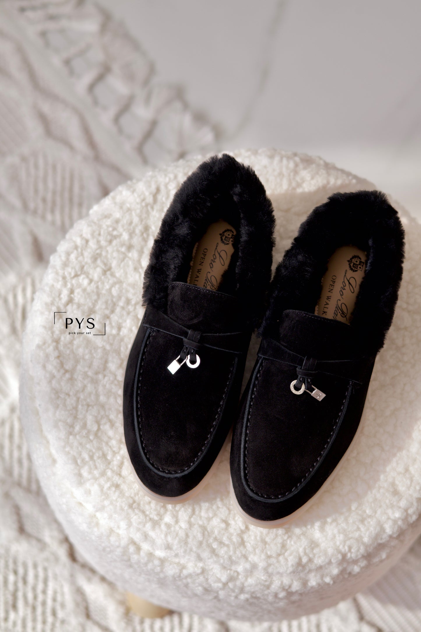 Summer Charms Walk Loafers Fur