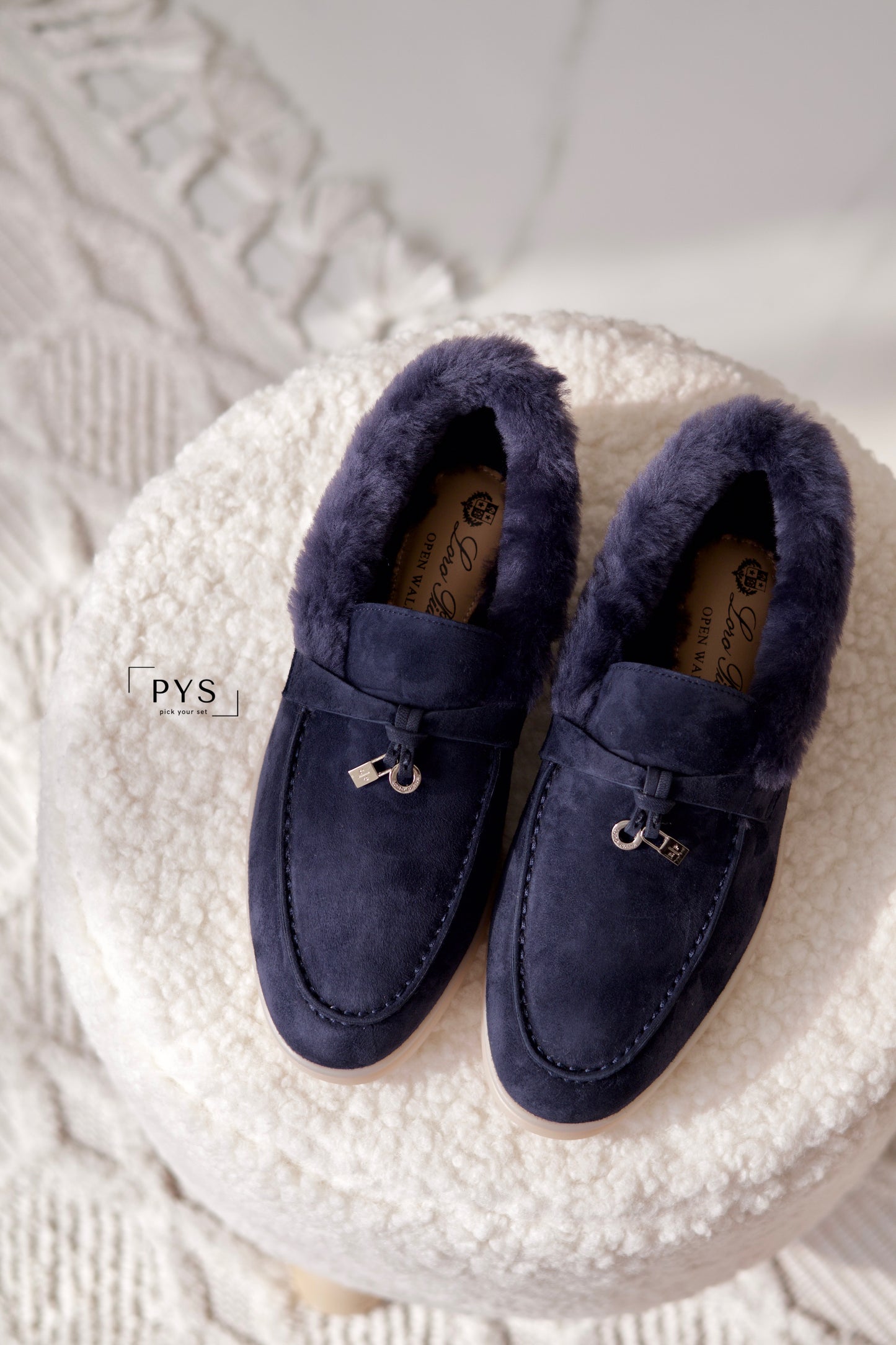 Summer Charms Walk Loafers Fur