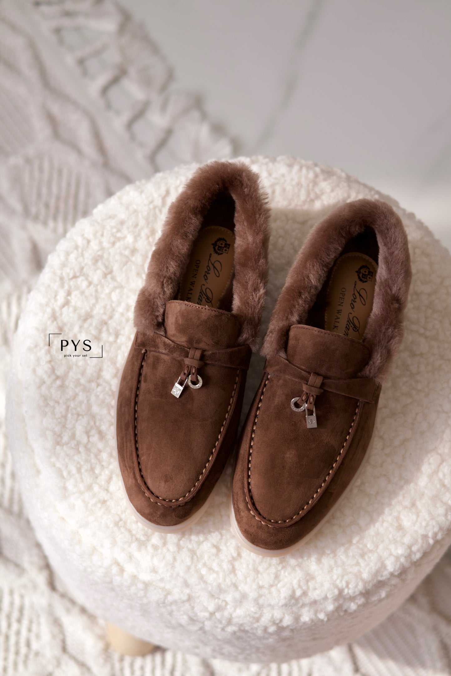 Summer Charms Walk Loafers Fur