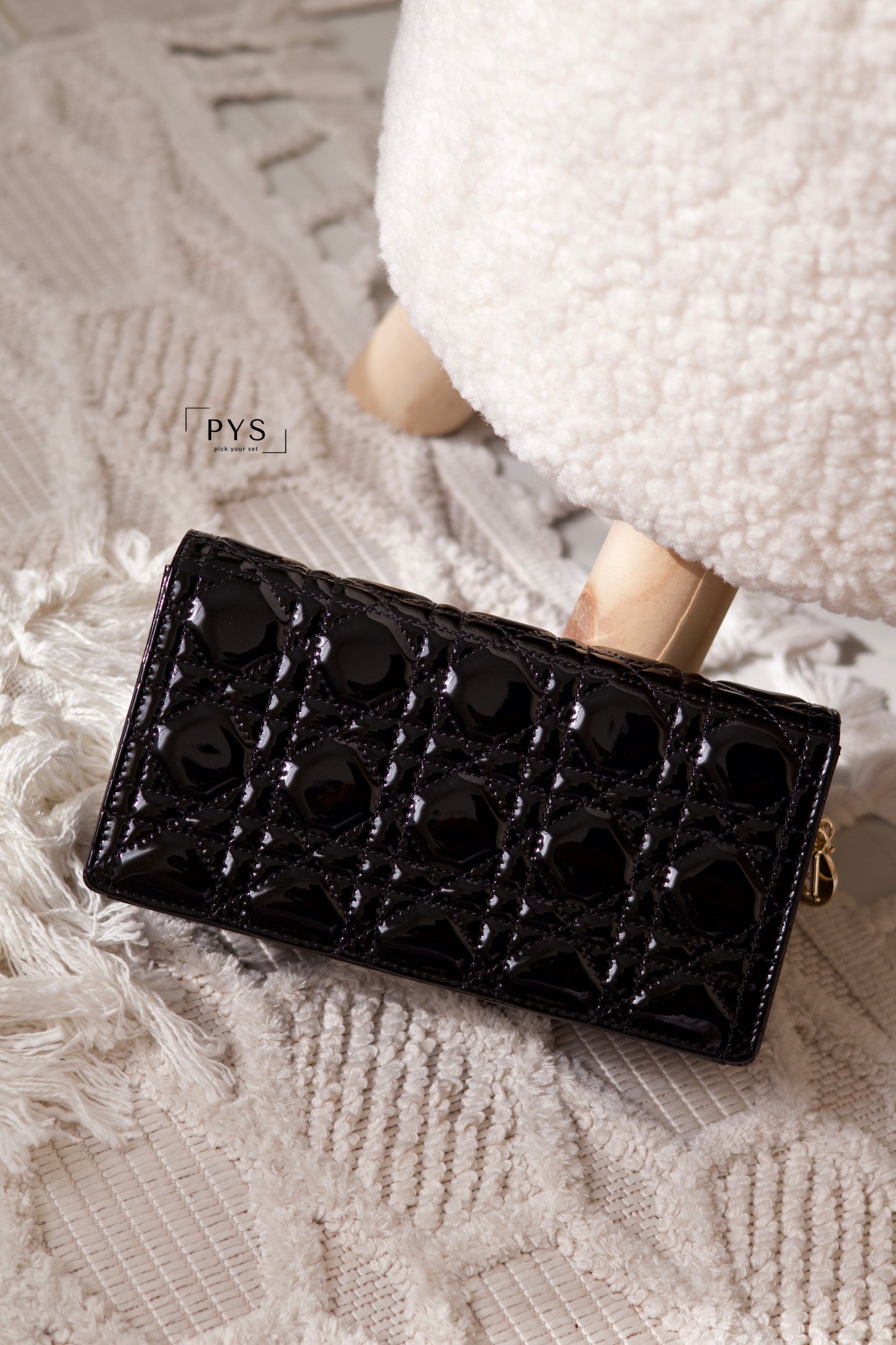 Lady Dior Pouch with Chain