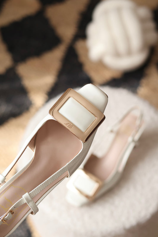 Belle Vivier slingback pumps