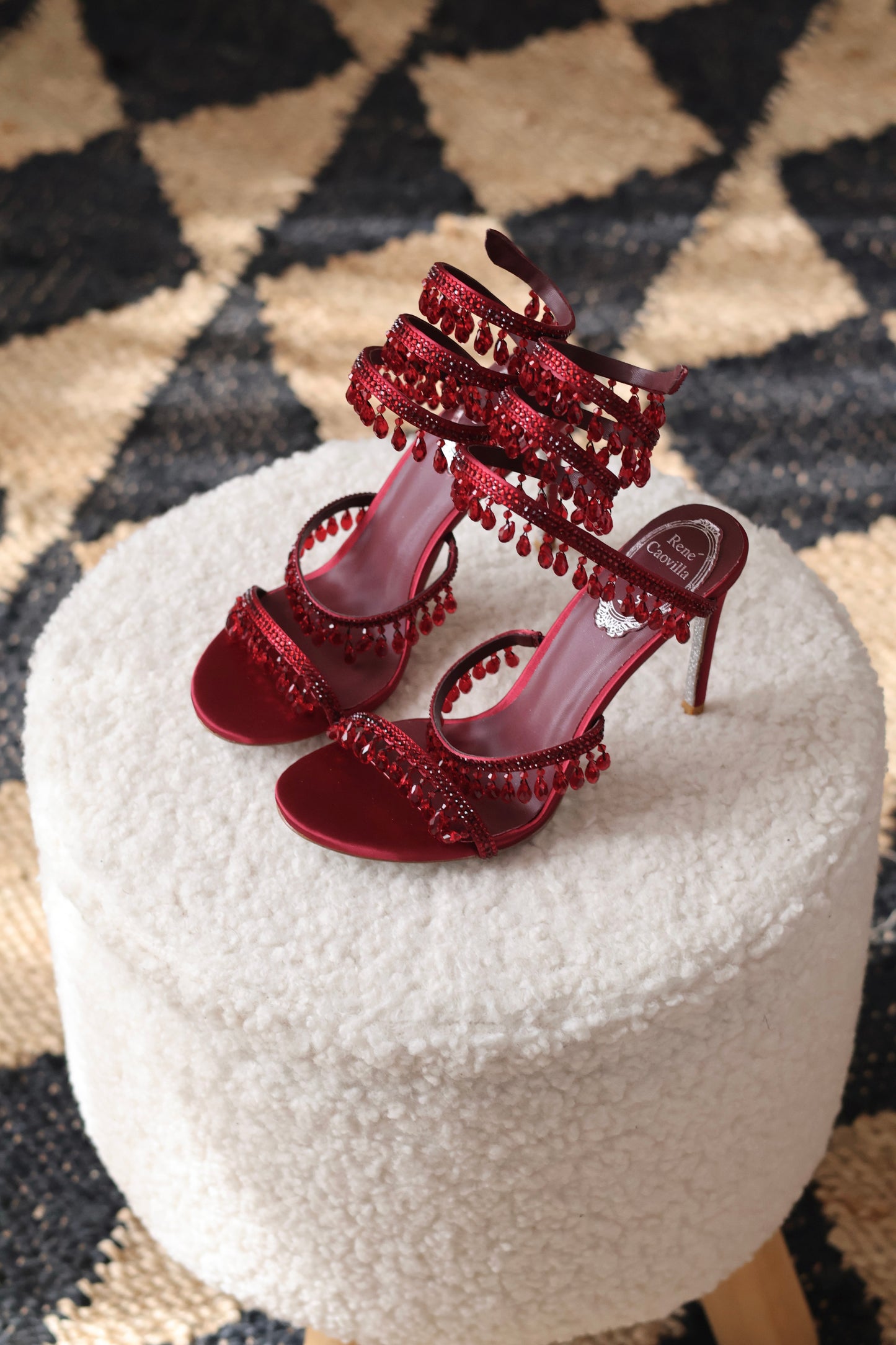 Chandelier crystal sandals