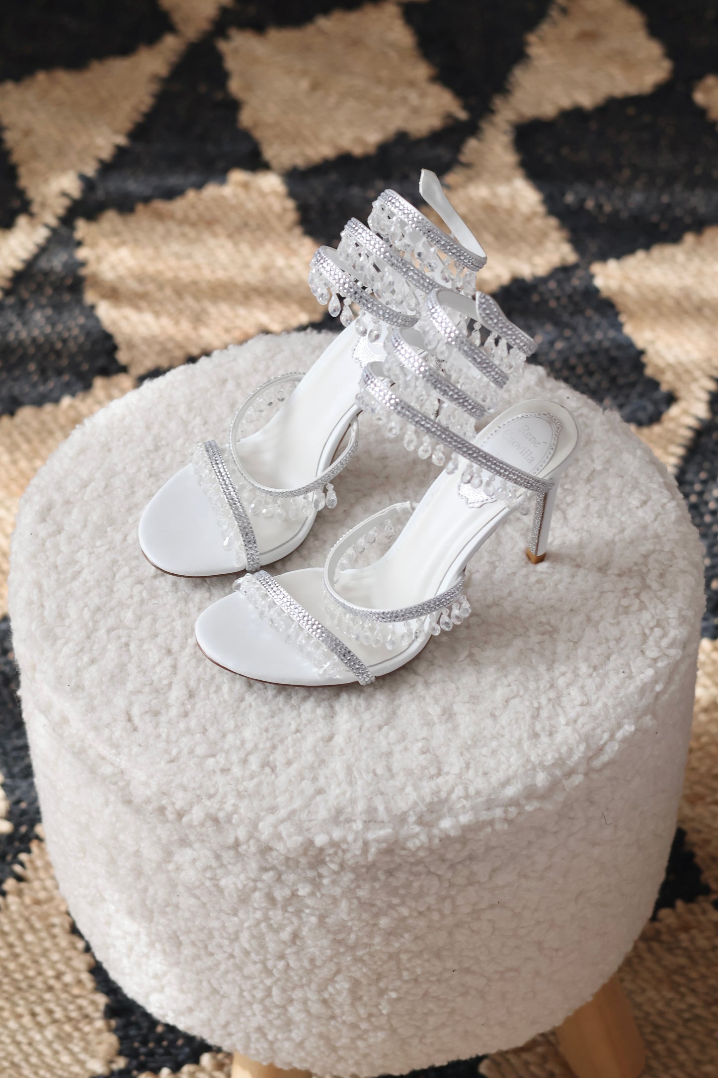 Chandelier crystal sandals