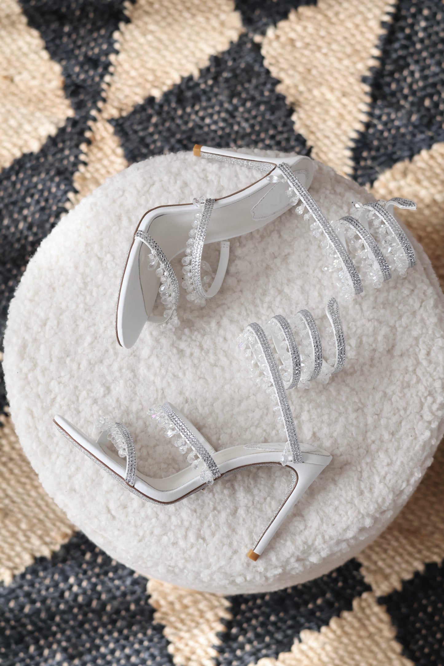 Chandelier crystal sandals