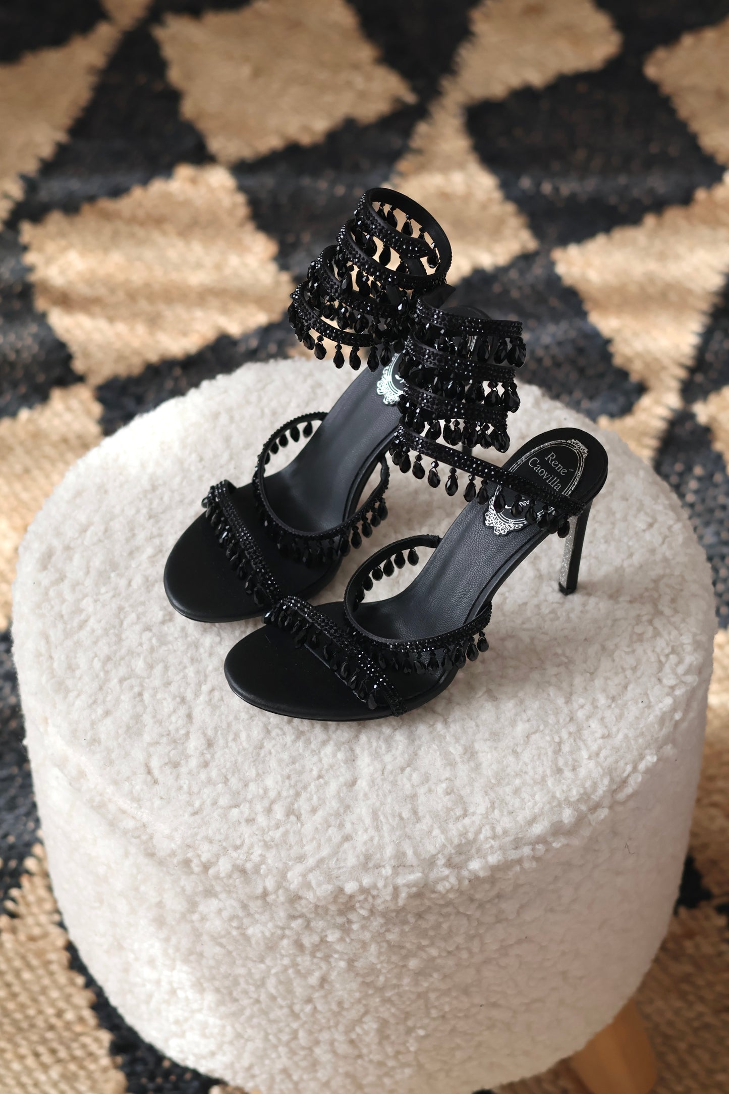 Chandelier crystal sandals