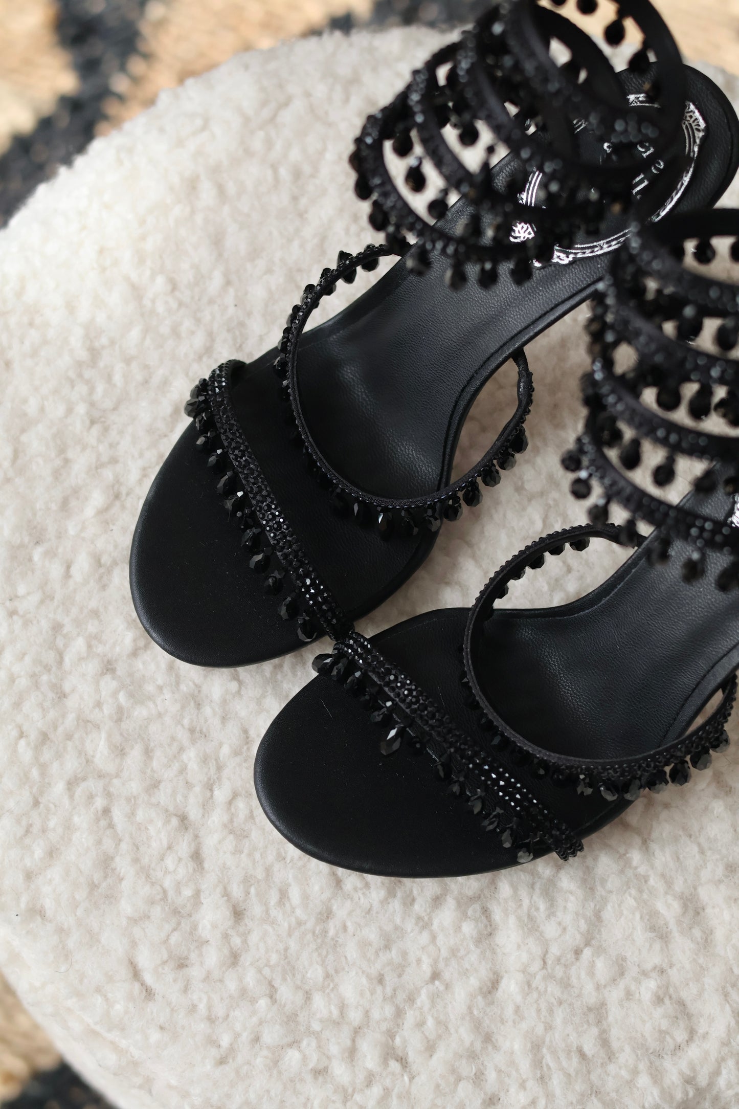 Chandelier crystal sandals