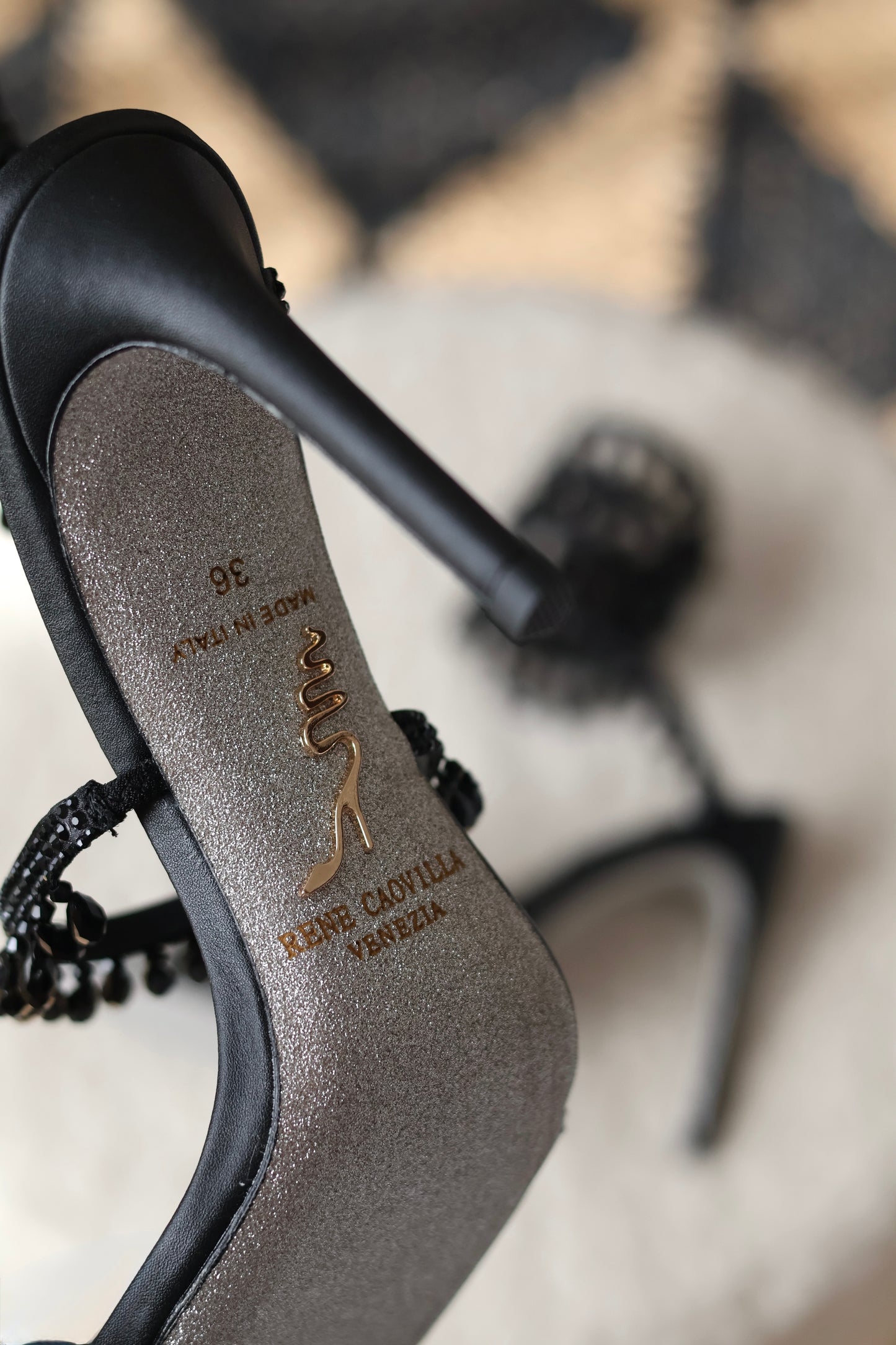 Chandelier crystal sandals
