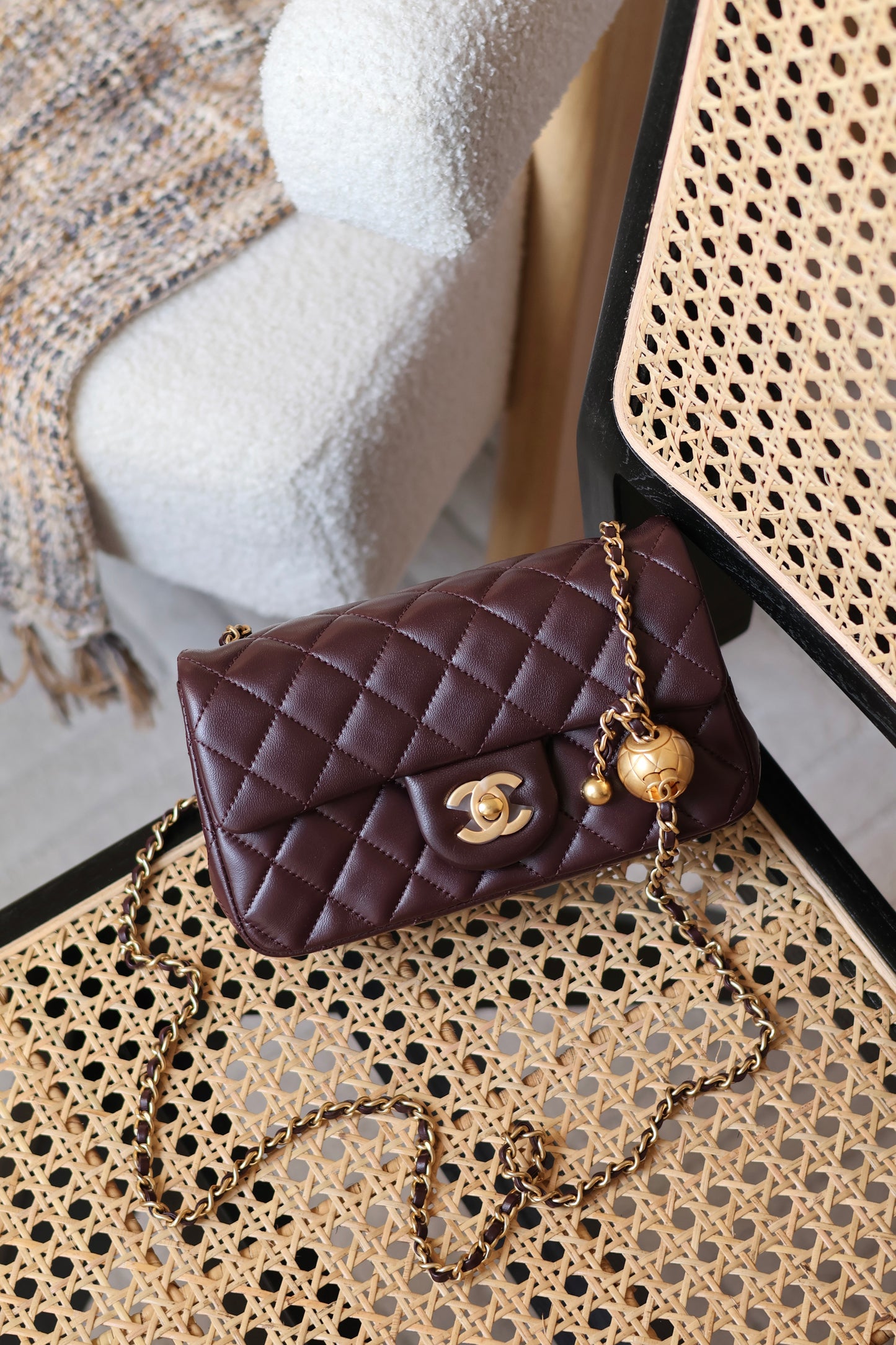 Mini Pear Crush Flap Bag