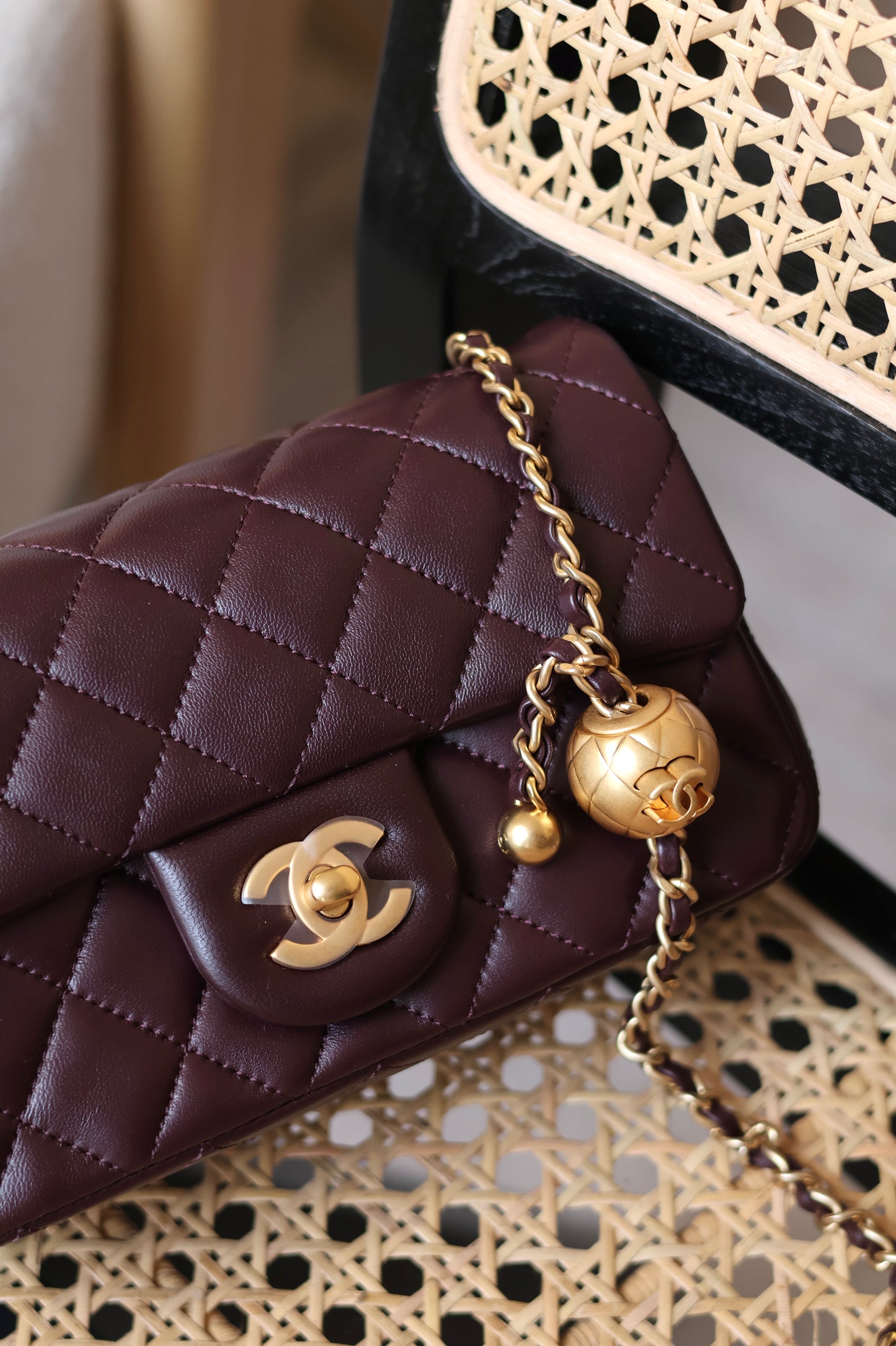 Mini Pear Crush Flap Bag