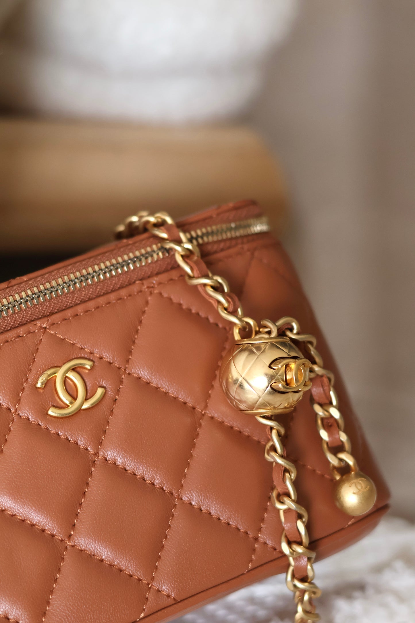 Long Vanity with Chain