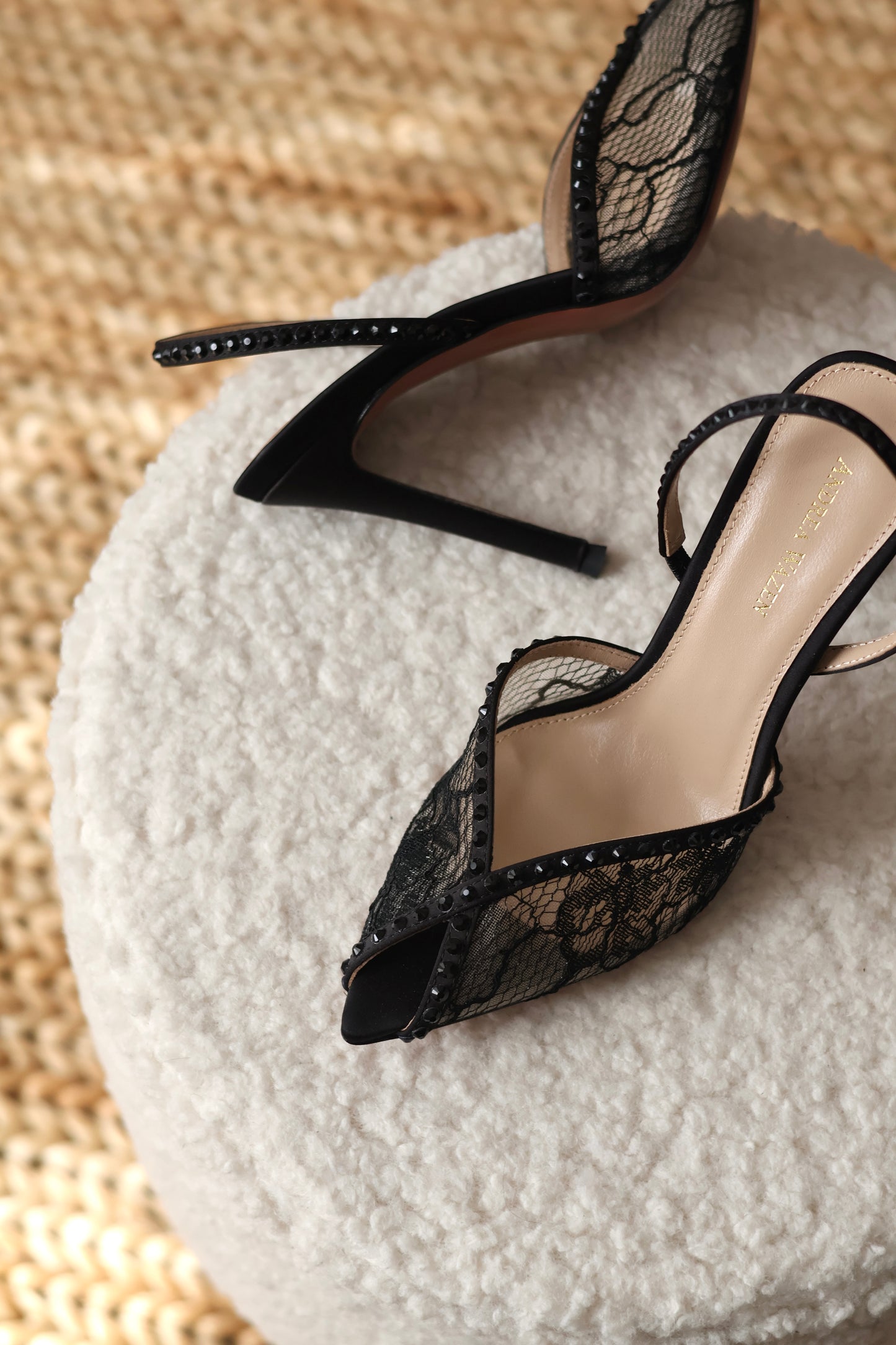 Katy 105 Pearl Slingback Sandals
