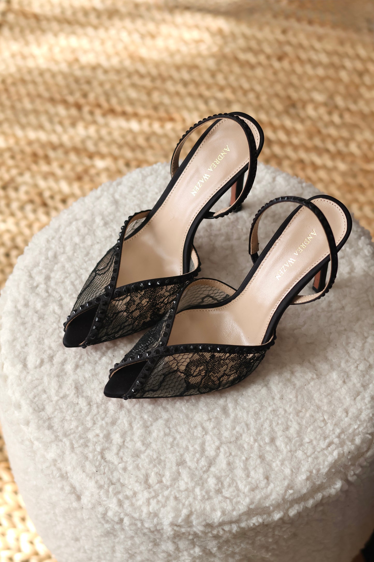 Katy 105 Pearl Slingback Sandals