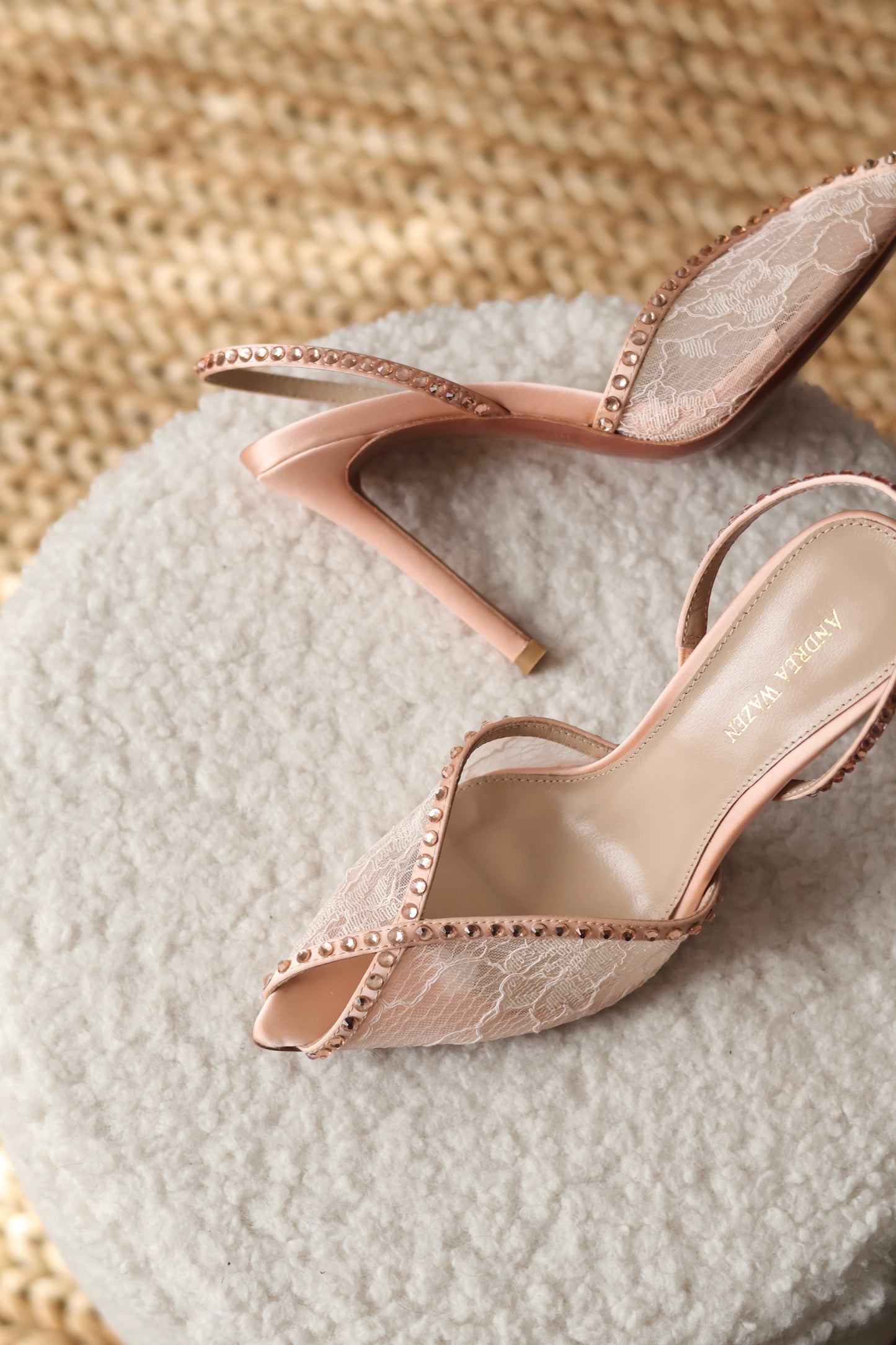 Katy 105 Pearl Slingback Sandals