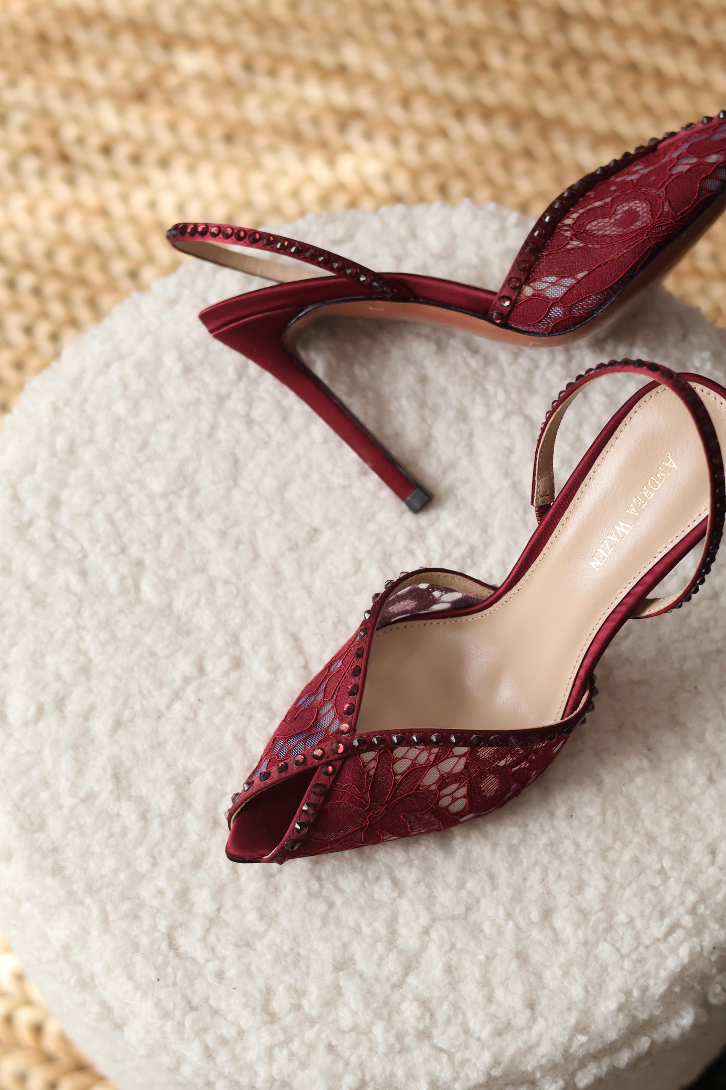 Katy 105 Pearl Slingback Sandals