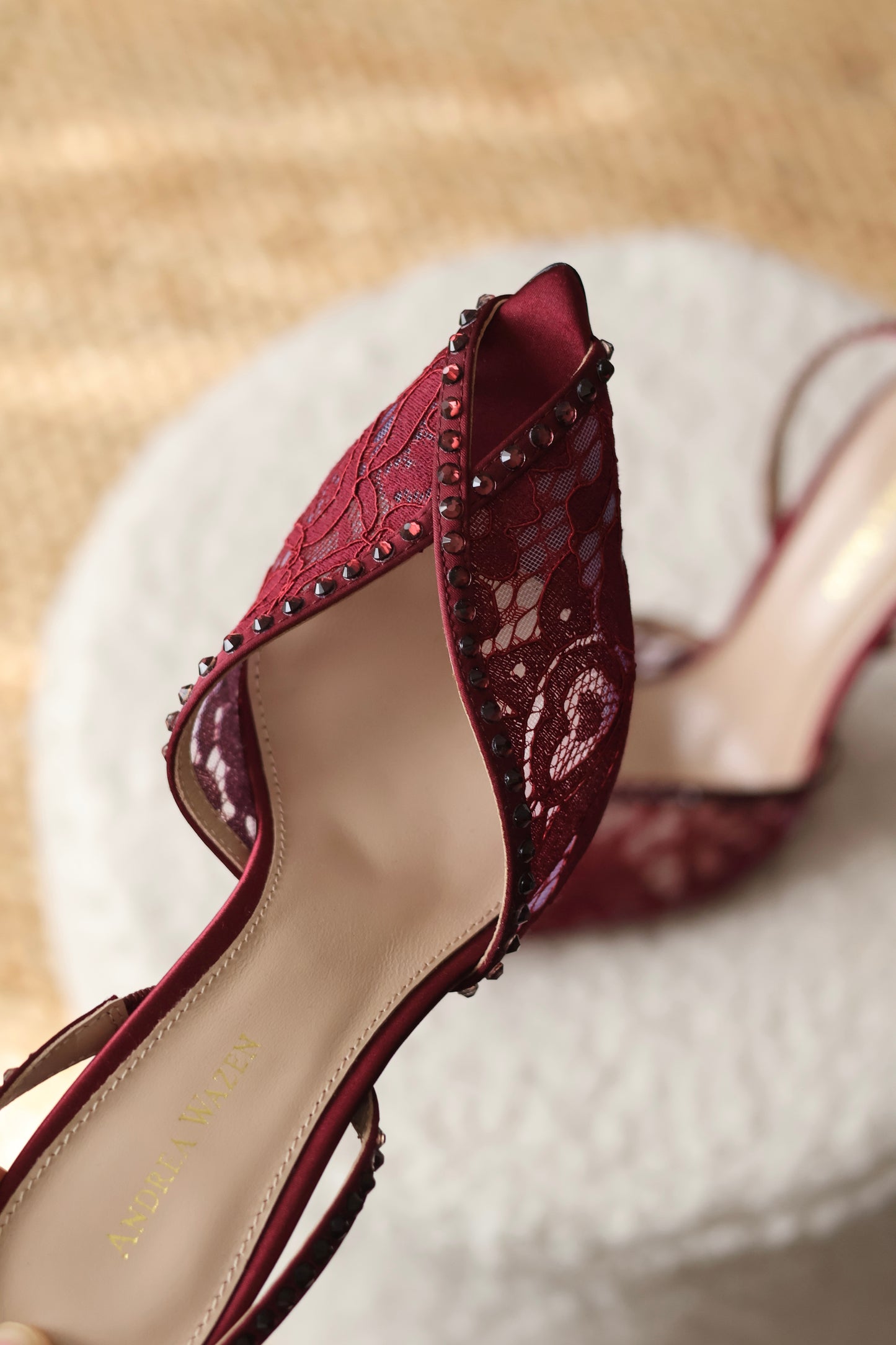 Katy 105 Pearl Slingback Sandals