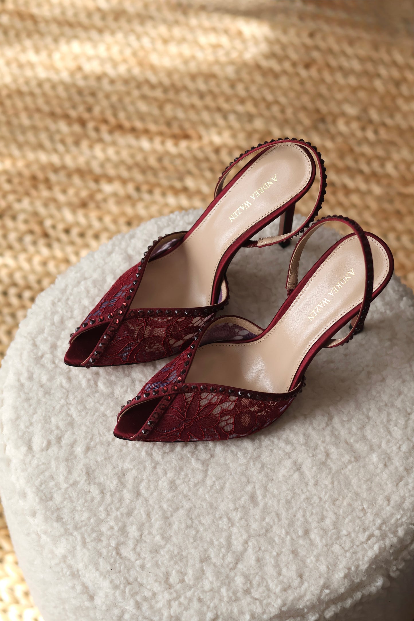 Katy 105 Pearl Slingback Sandals