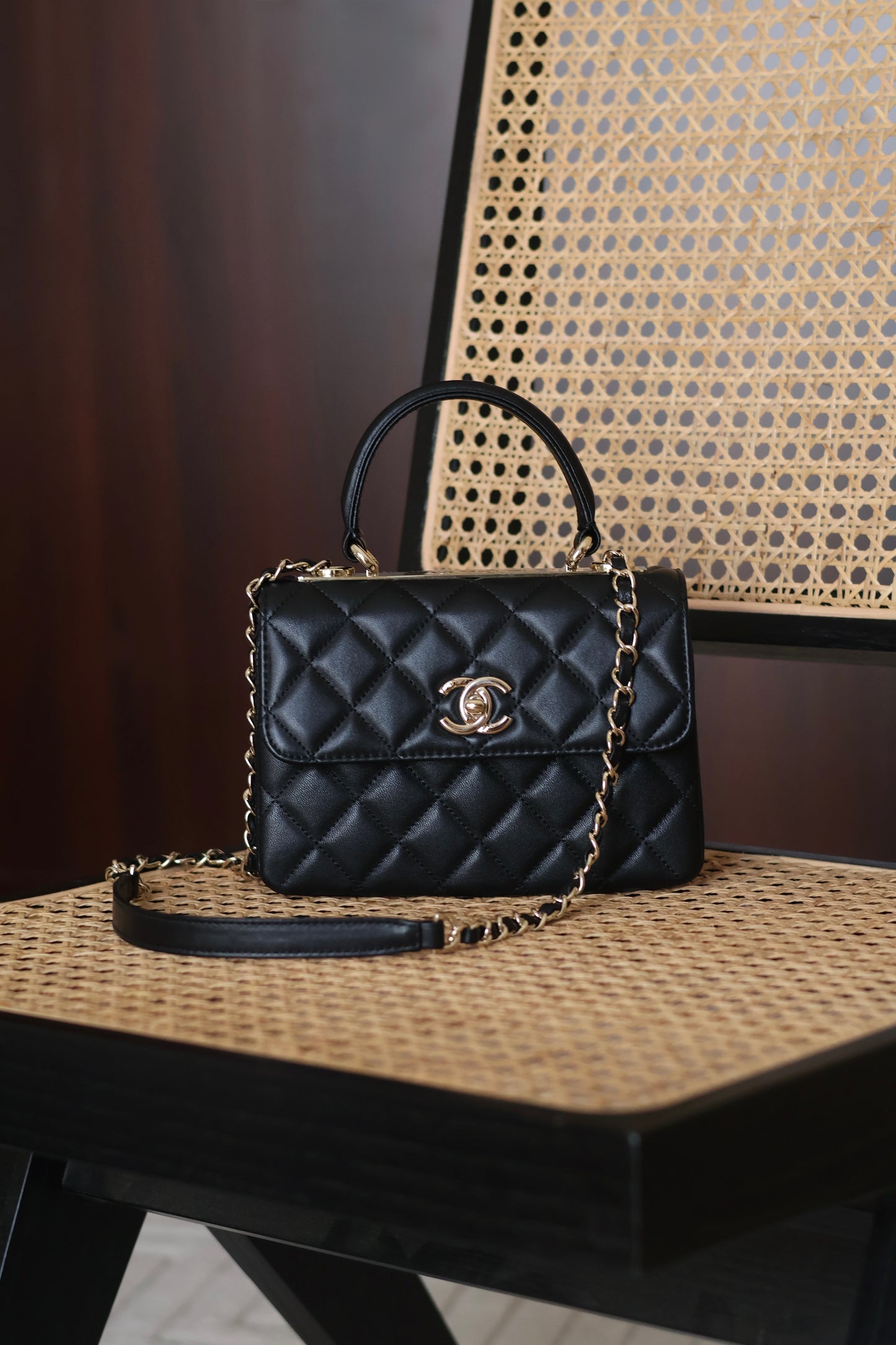 Mini Flap Bag with Top Handle
