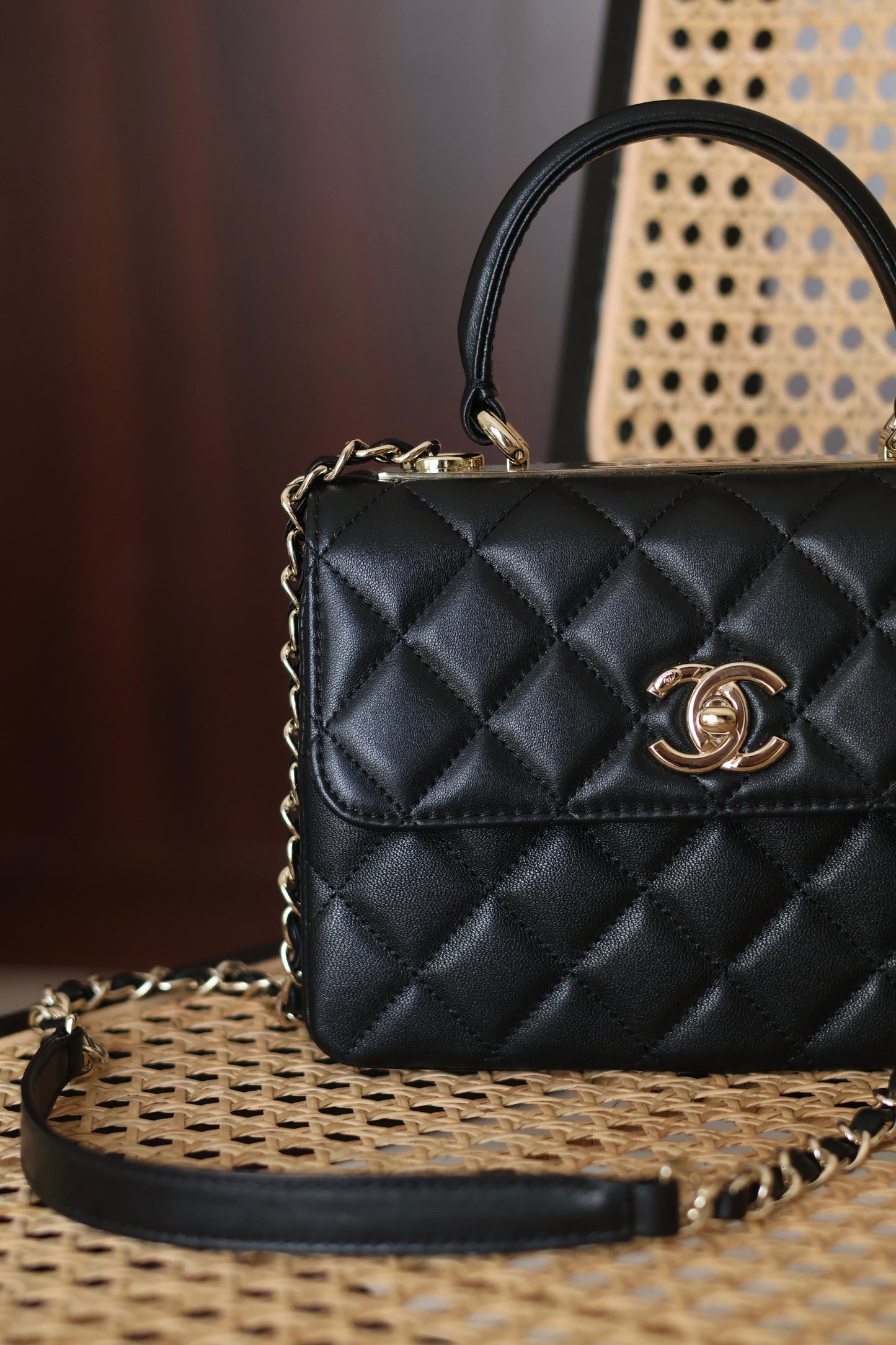 Mini Flap Bag with Top Handle