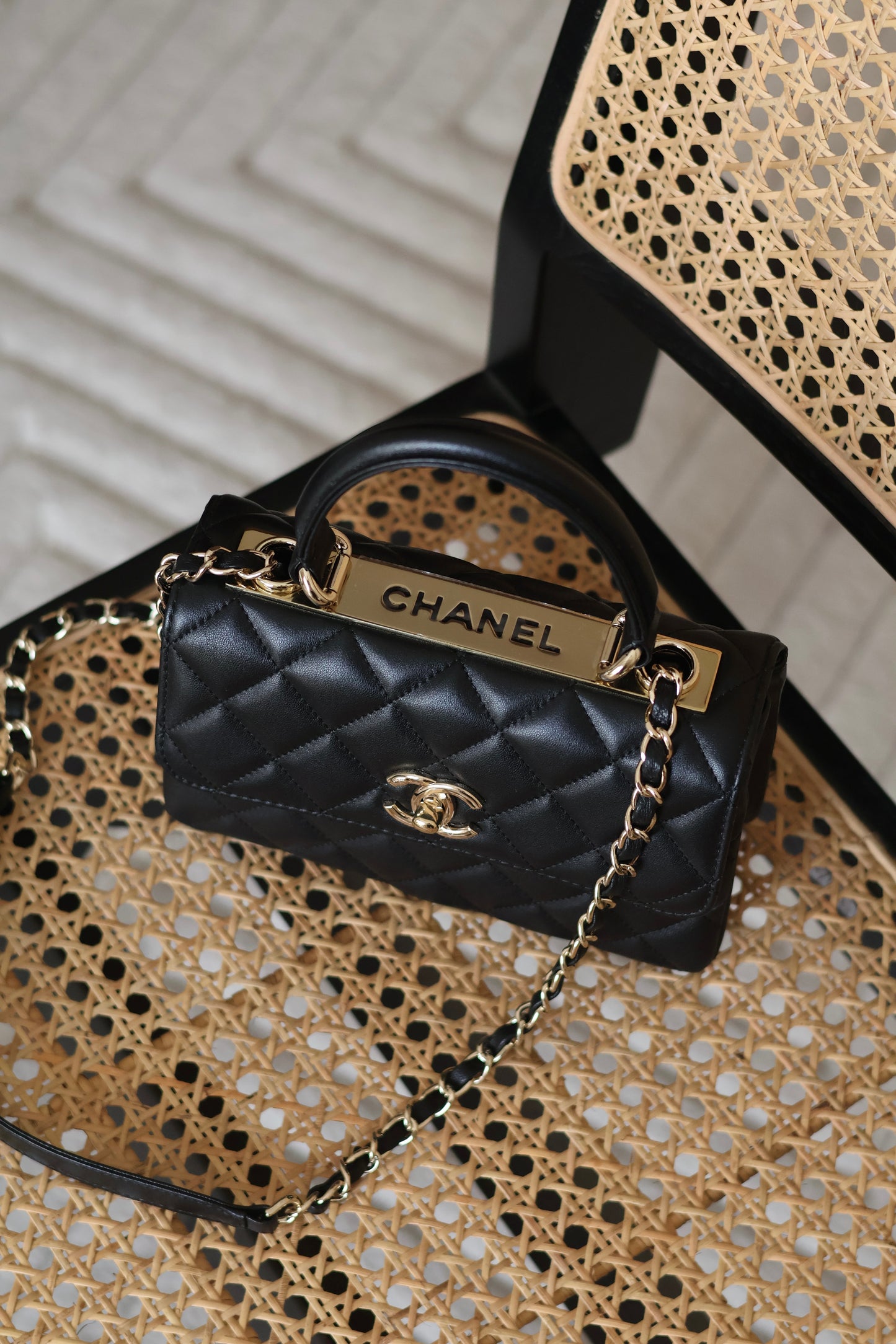 Mini Flap Bag with Top Handle