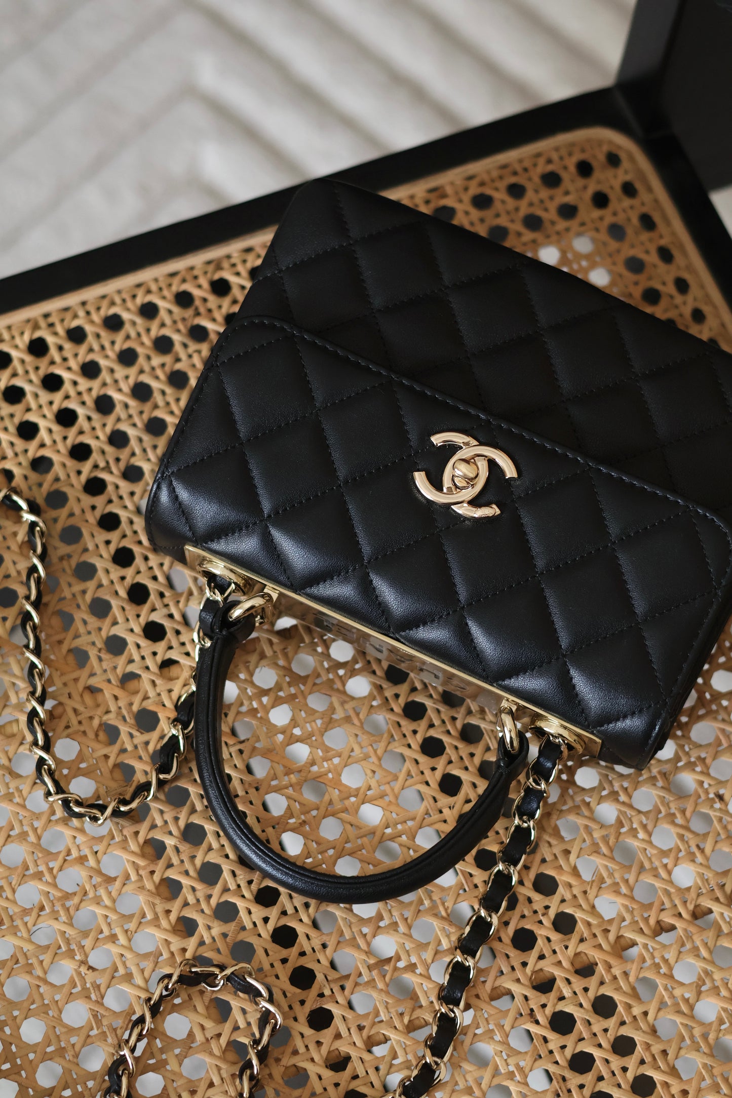 Mini Flap Bag with Top Handle
