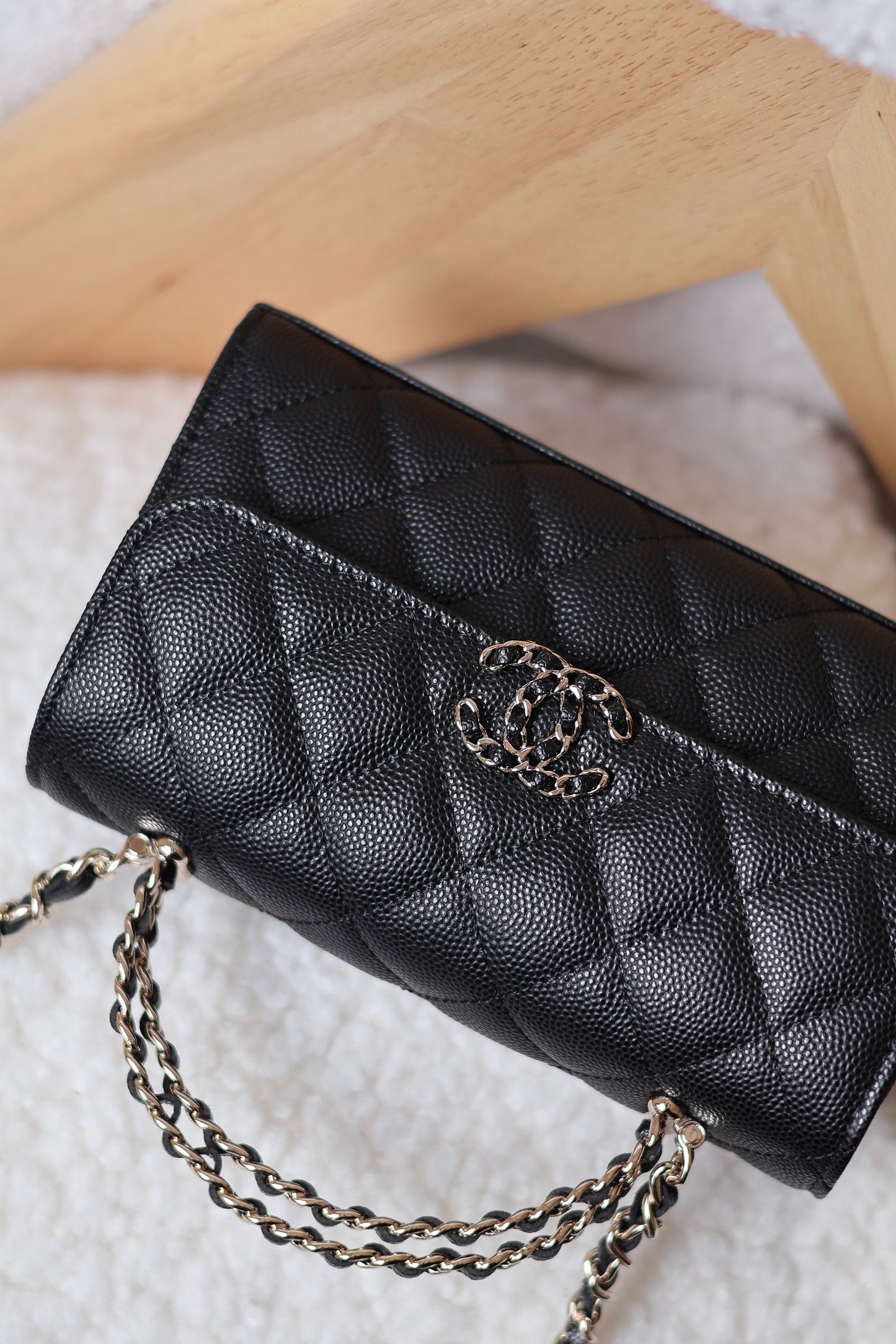 Chain Top Handle Mini Flap Bag