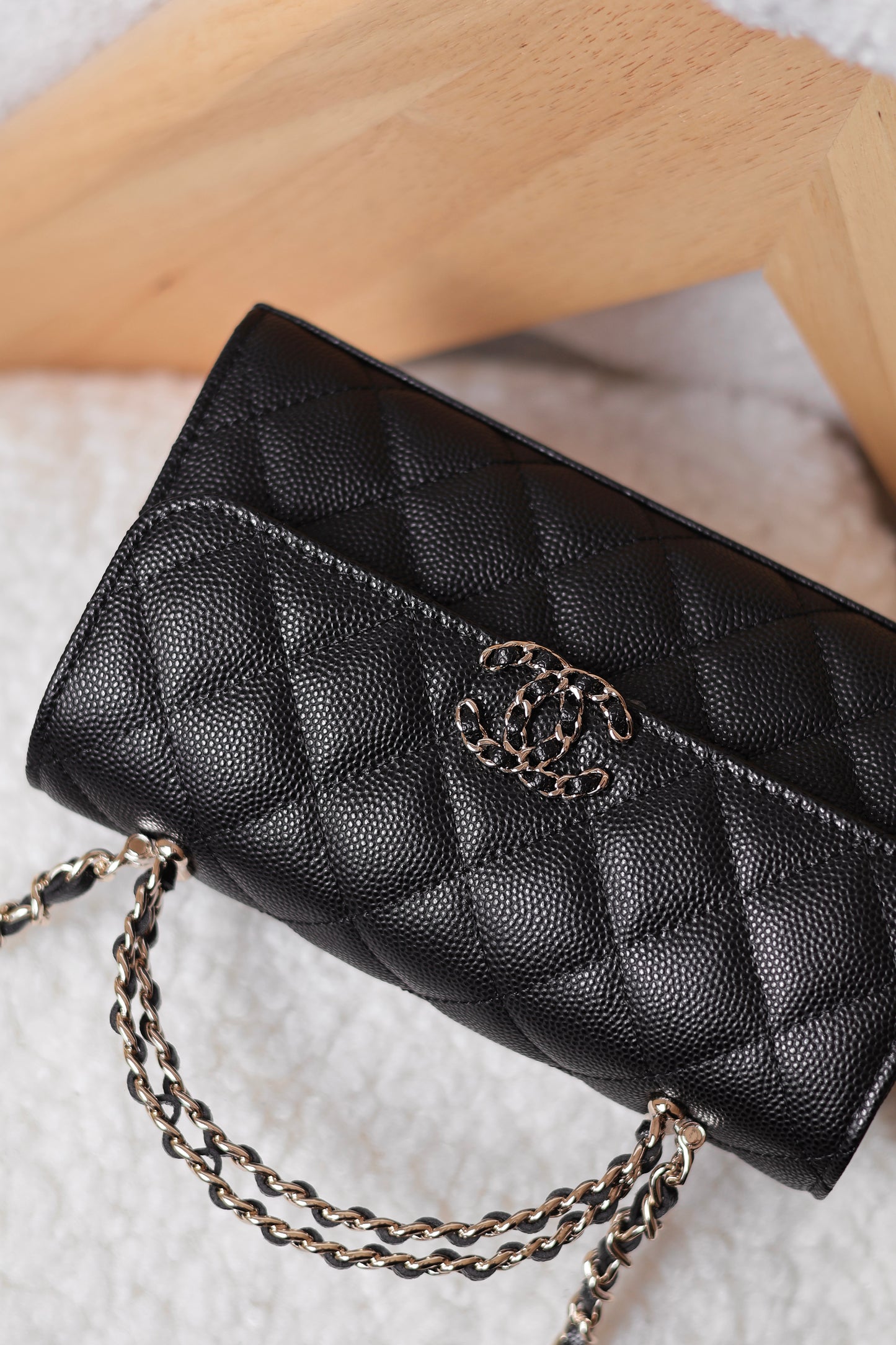 Chain Top Handle Mini Flap Bag