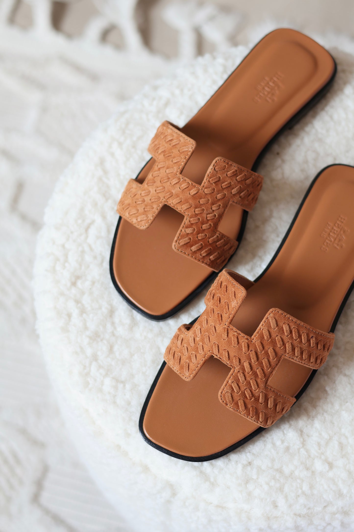 Oran Sandals in Braided Goat