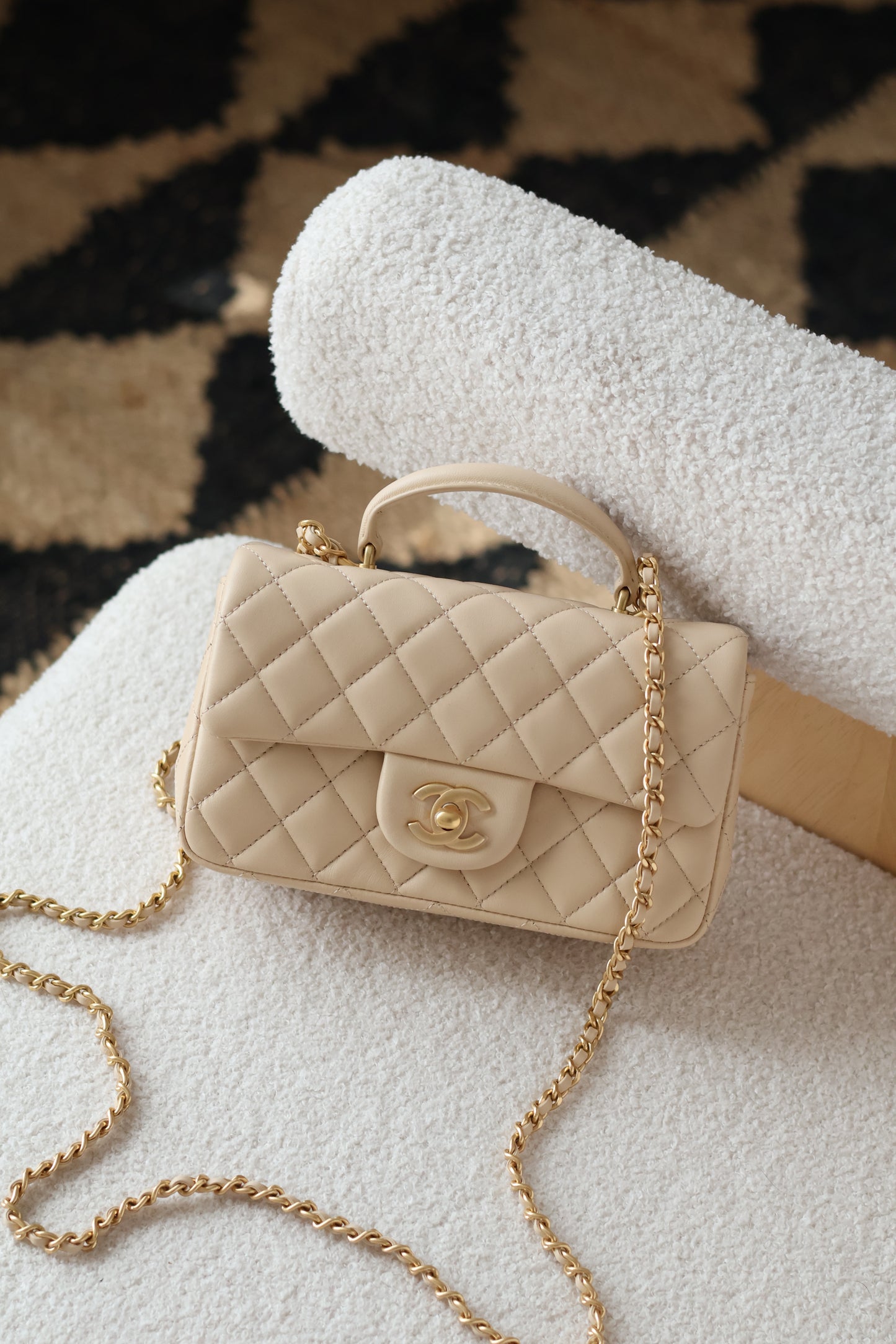Mini Classic Handbag With Top Handle