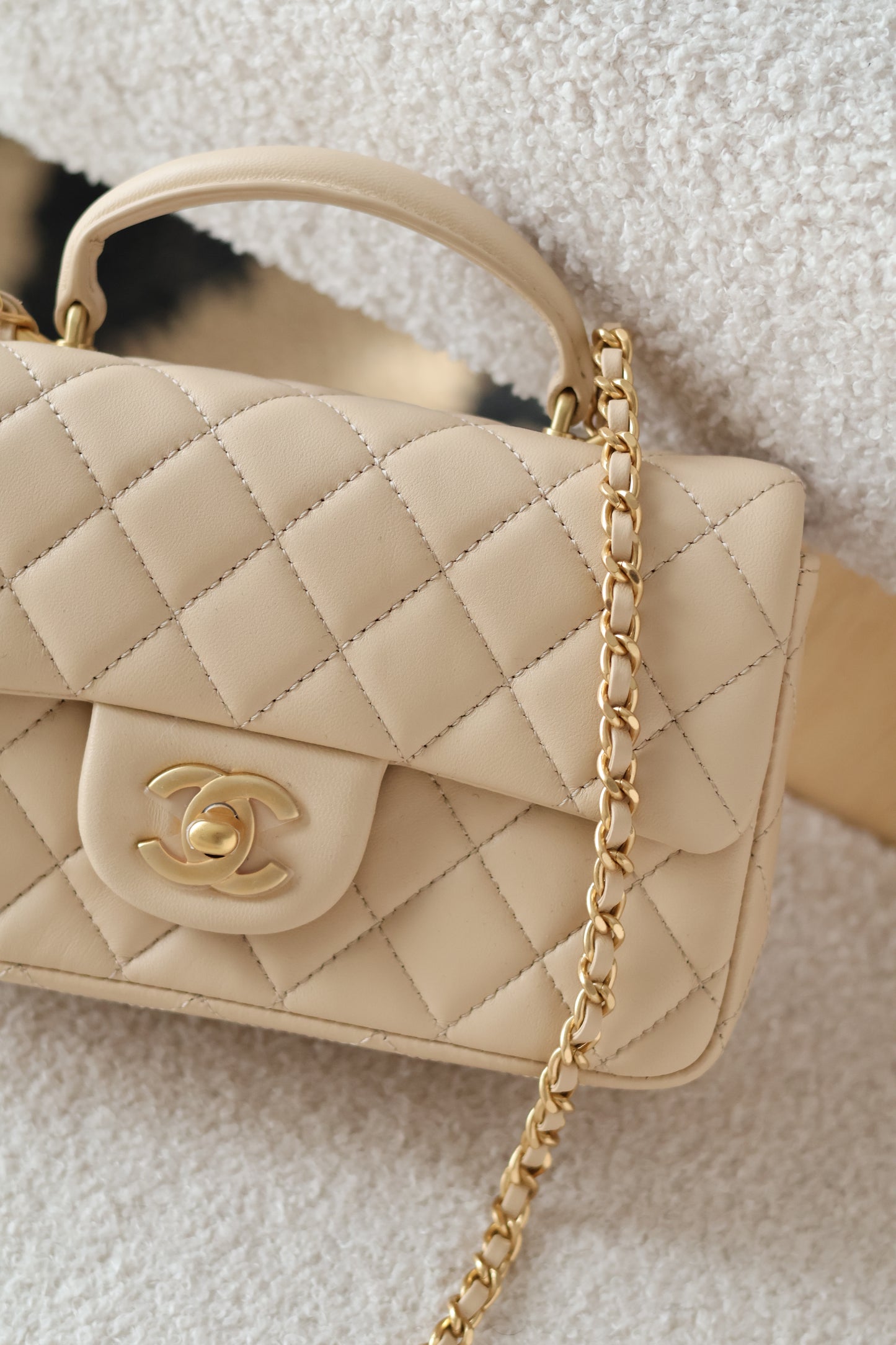 Mini Classic Handbag With Top Handle