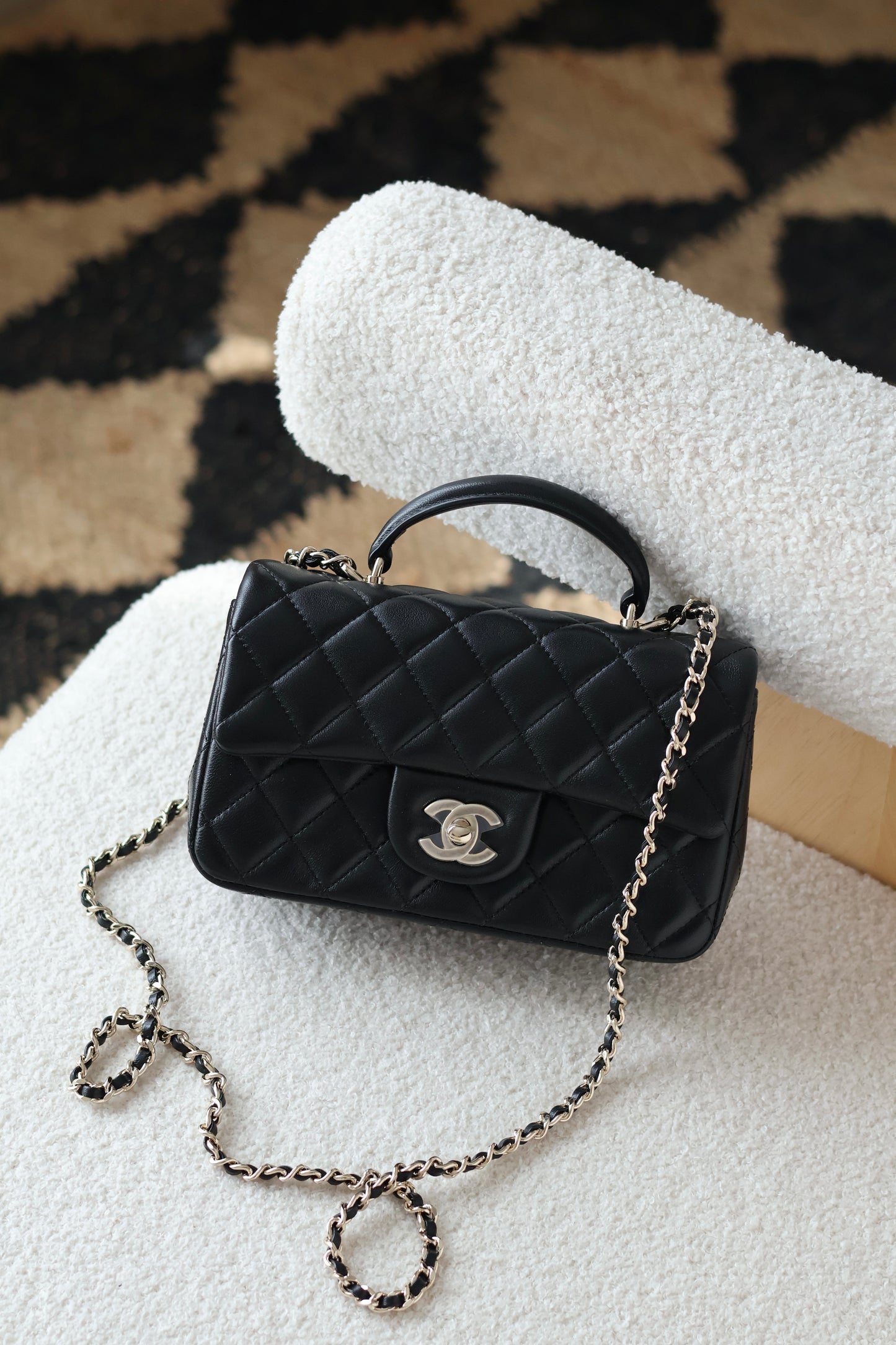 Mini Classic Handbag With Top Handle