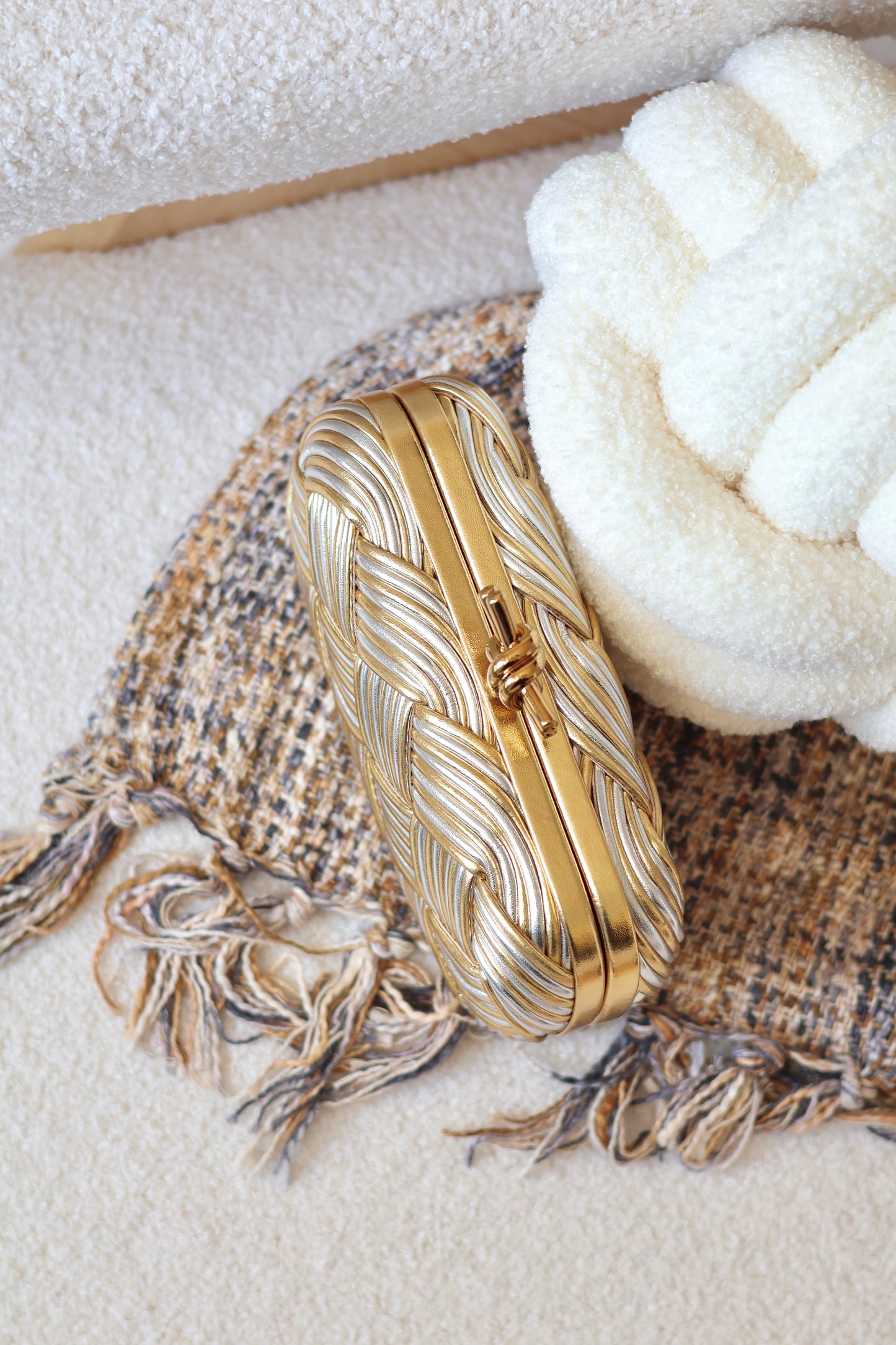 Knot Minaudiere Clutch