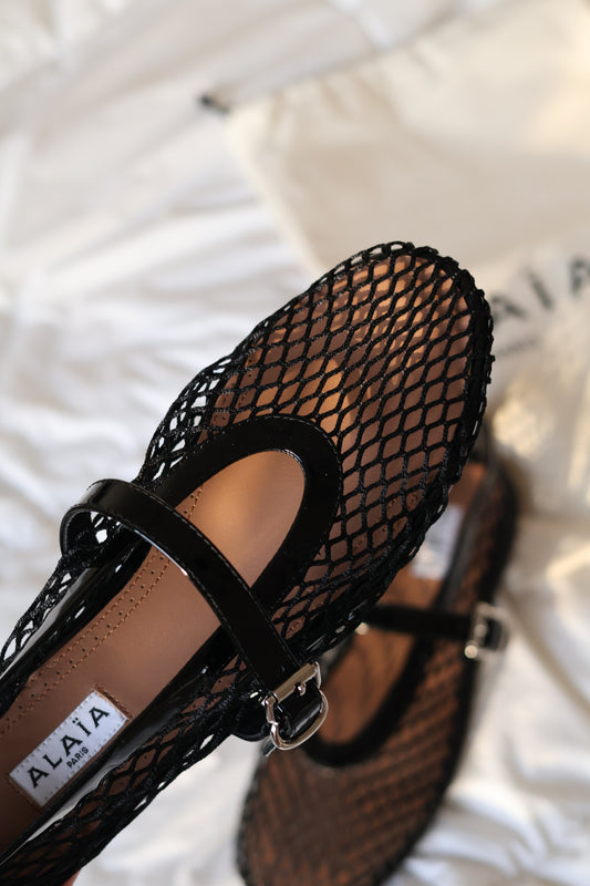 Mesh Ballets Flats