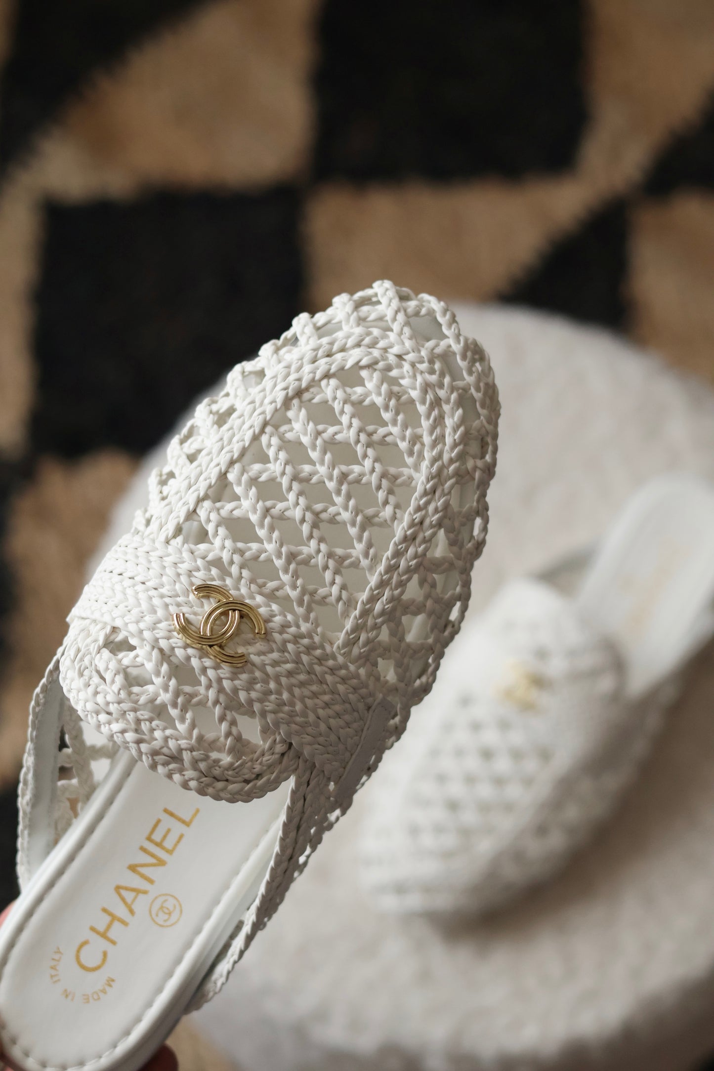 Braided Woven Mules