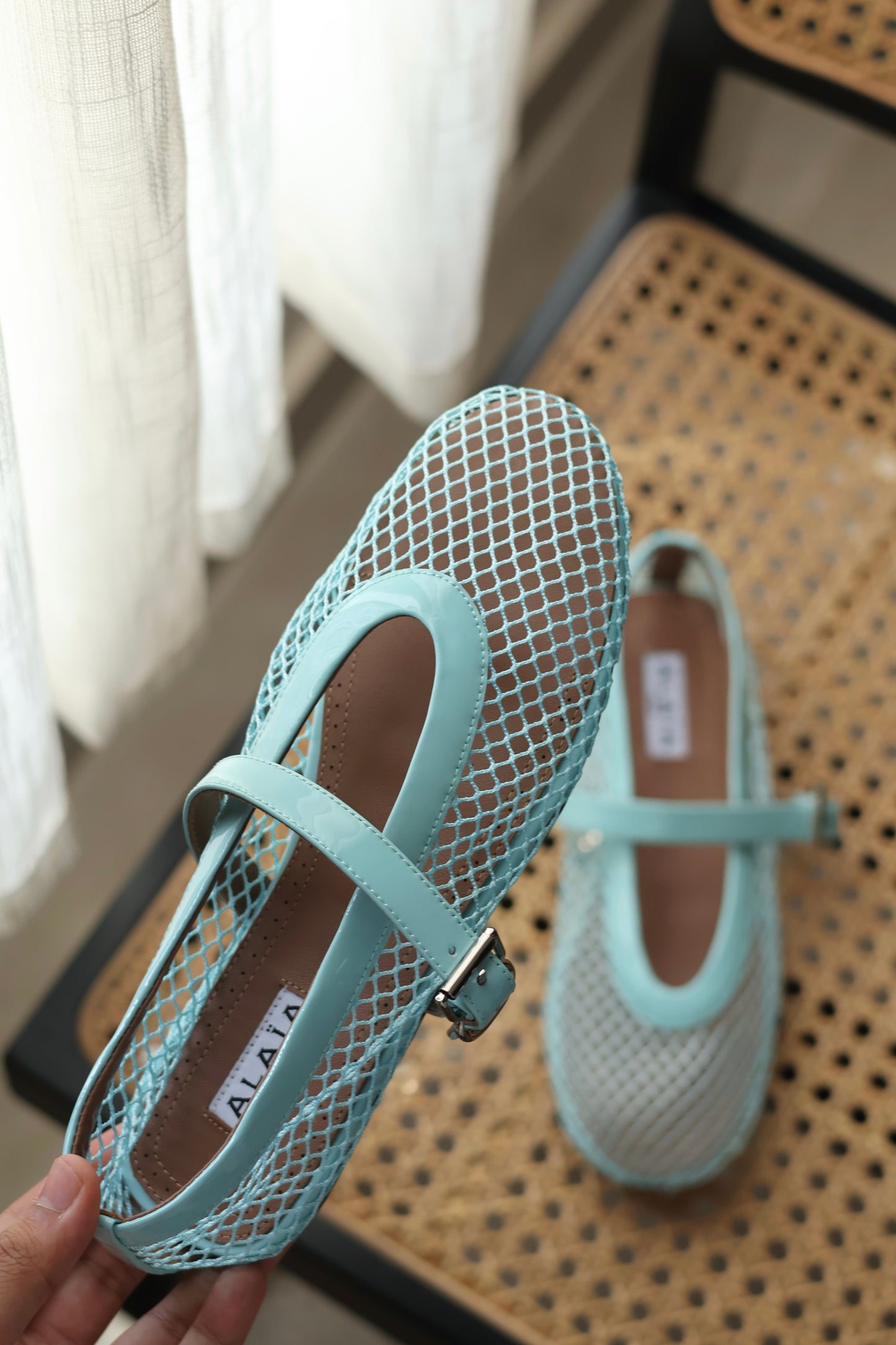 Mesh Ballets Flats